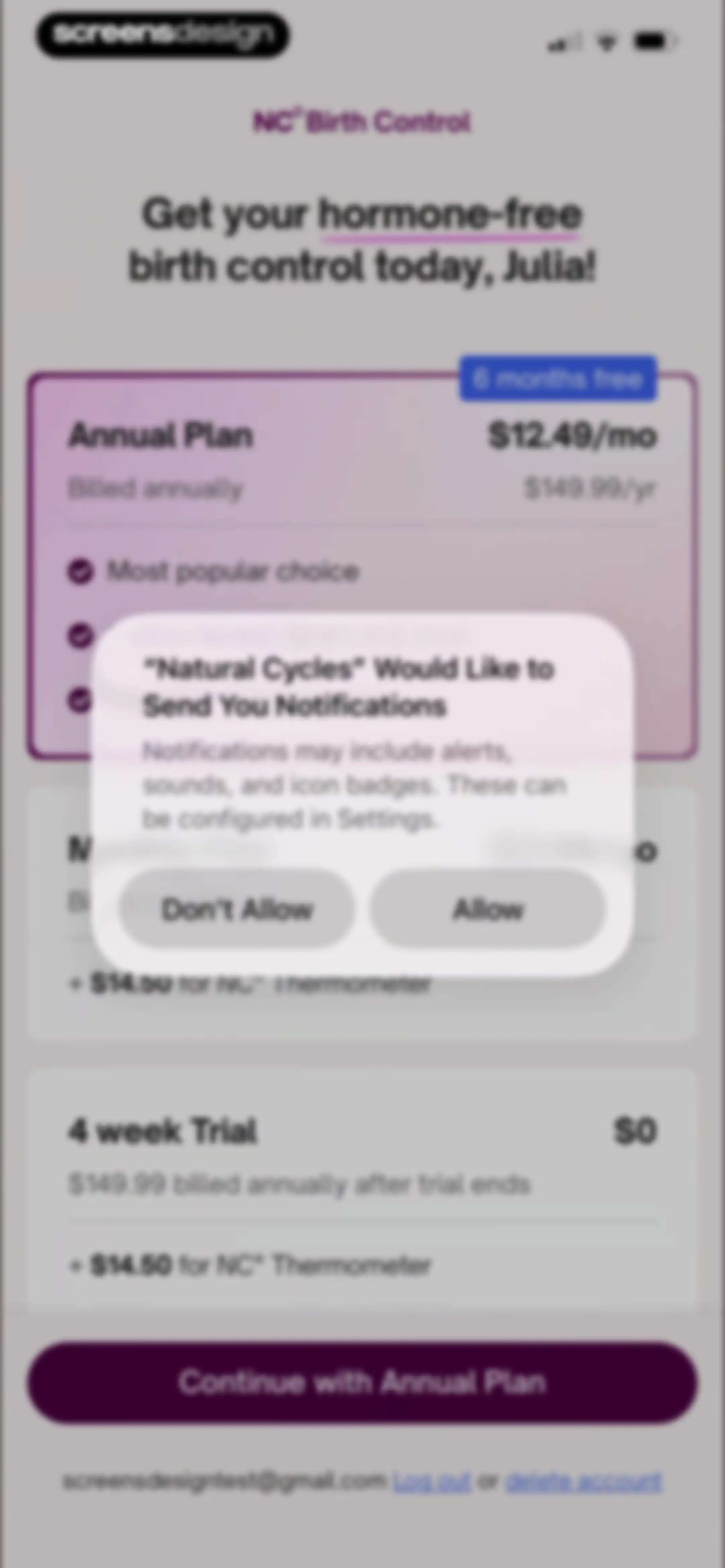 Natural Cycles Fertility App screen 39