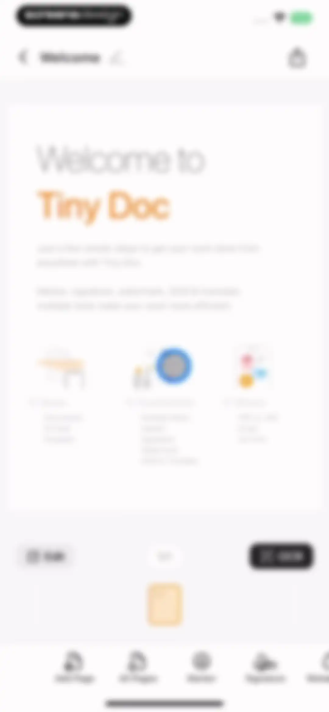 SCAN ACE · PDF Scanner App screen 3