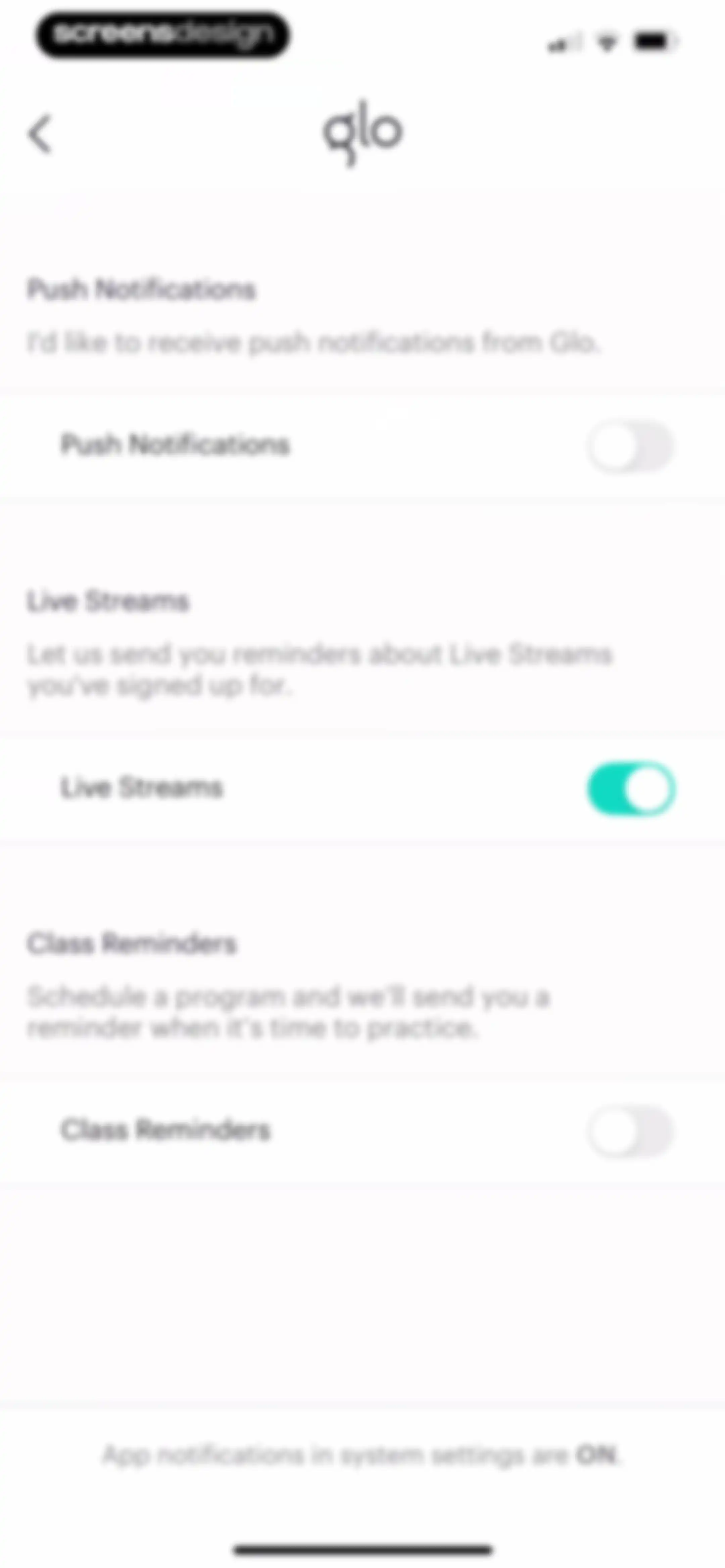 Glo | Yoga and Meditation App screen 132