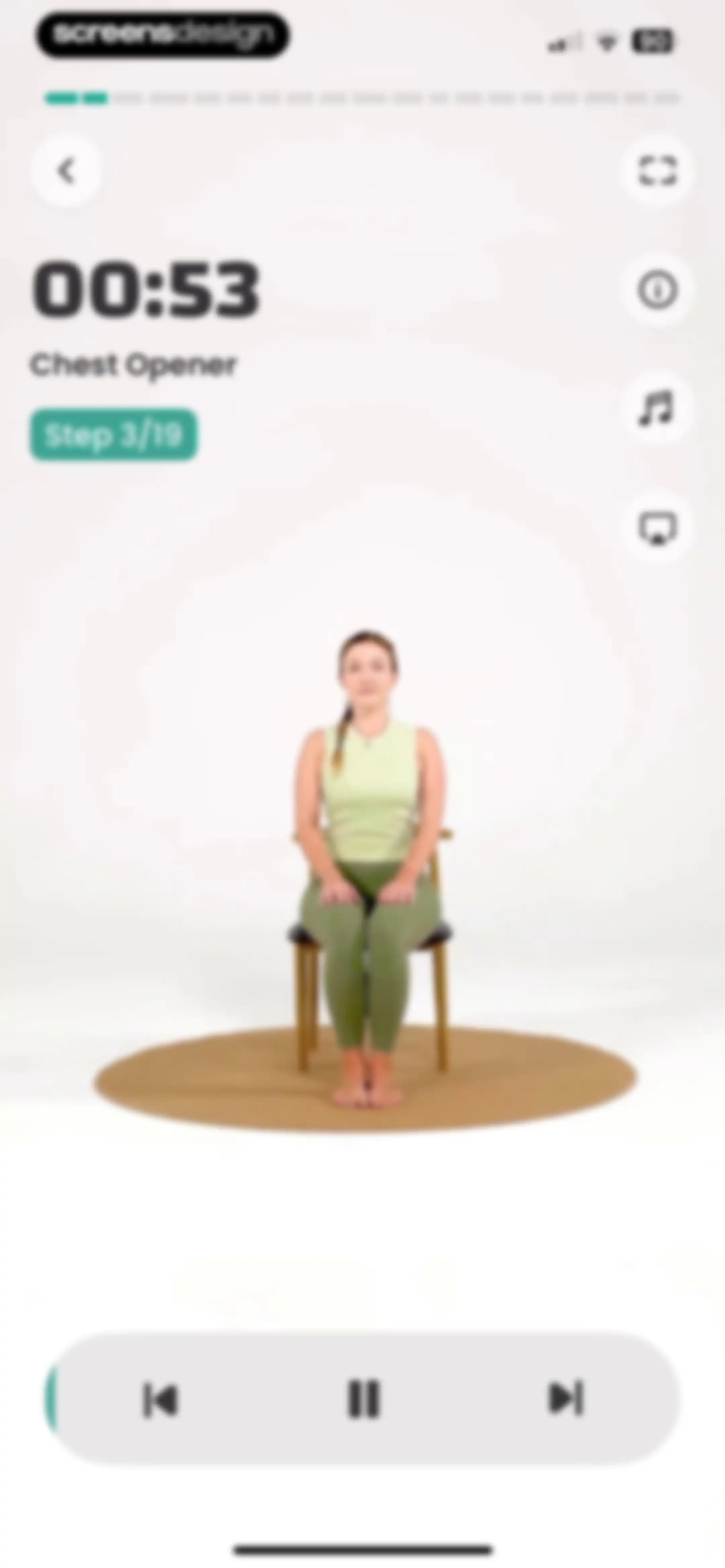 Workout for Seniors: SeniorFit screen 87