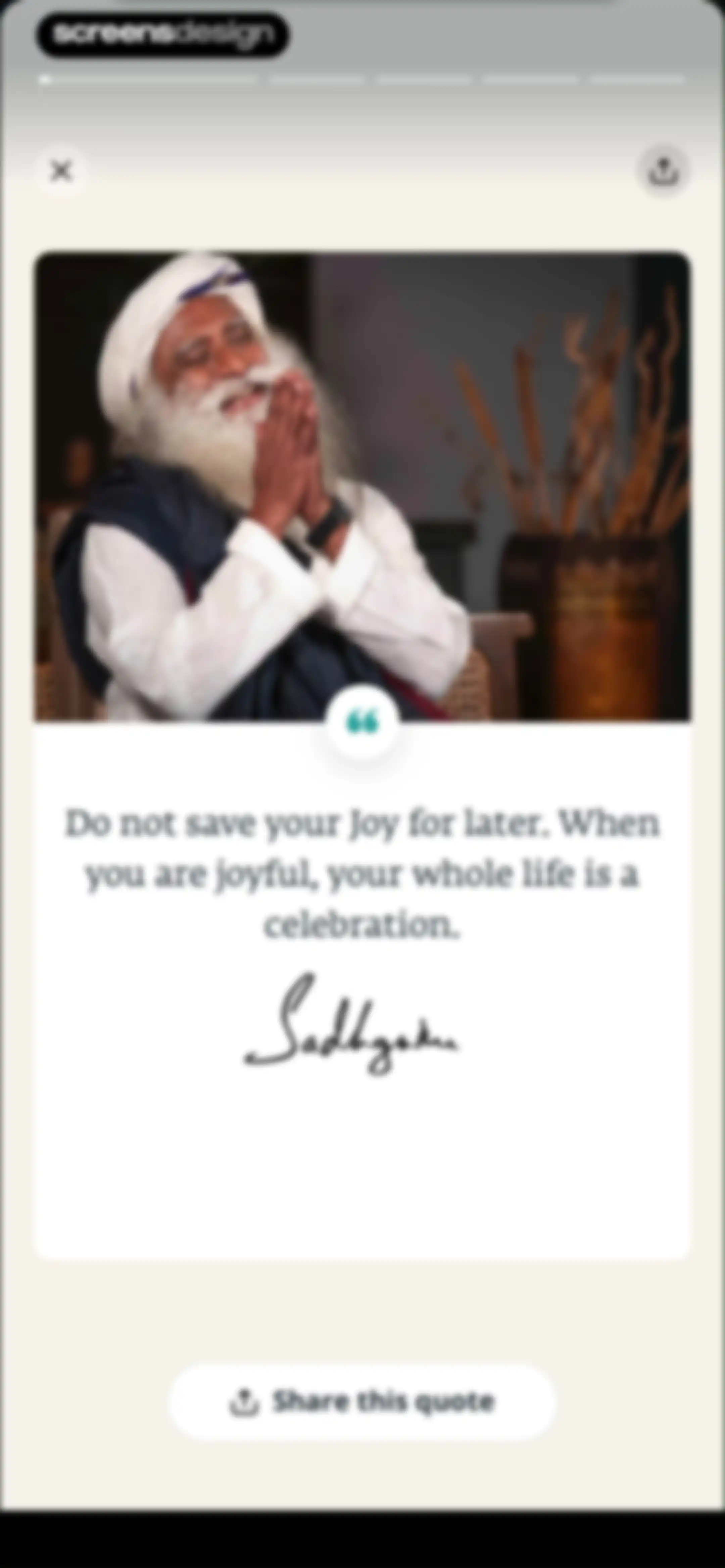 Sadhguru- Yoga & Meditation screen 34