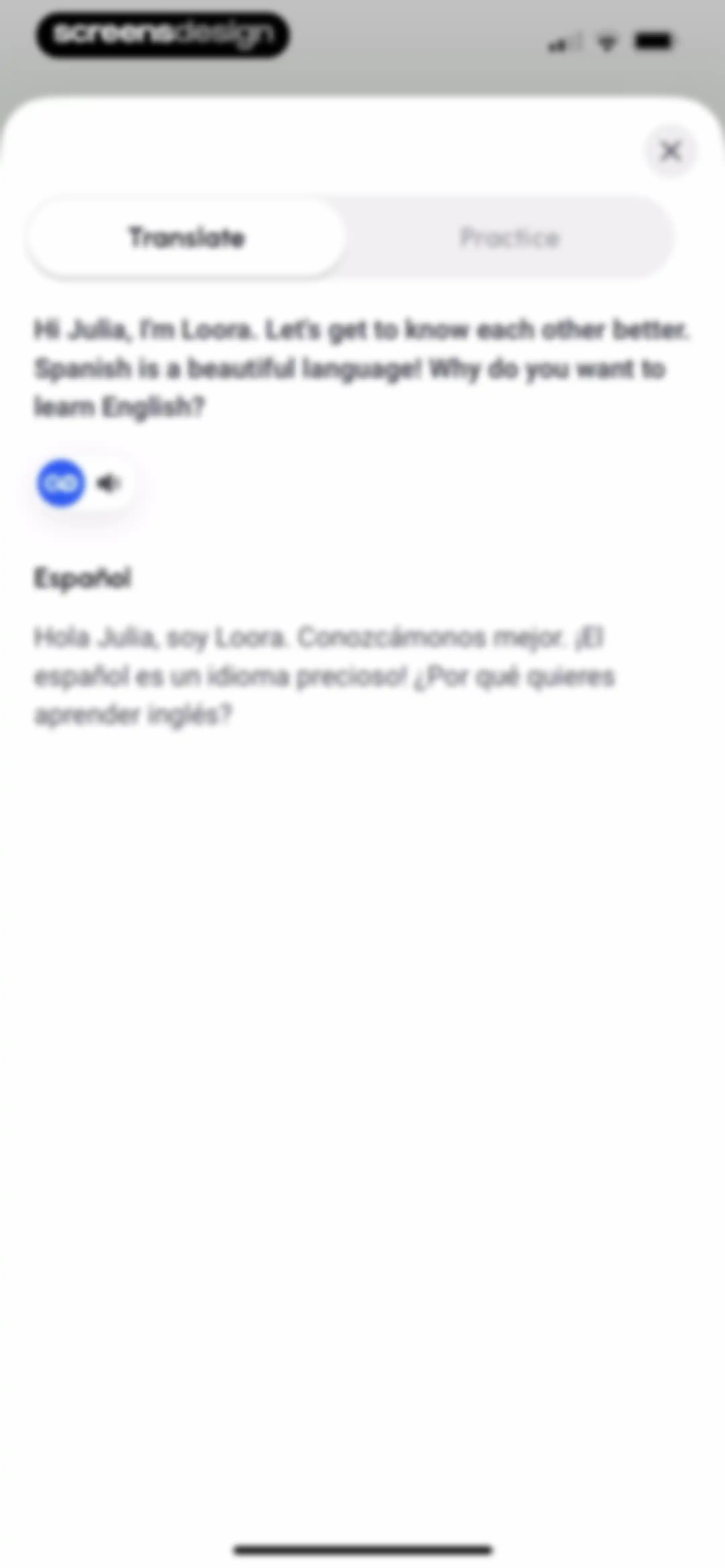 Speak English with Loora AI screen 42
