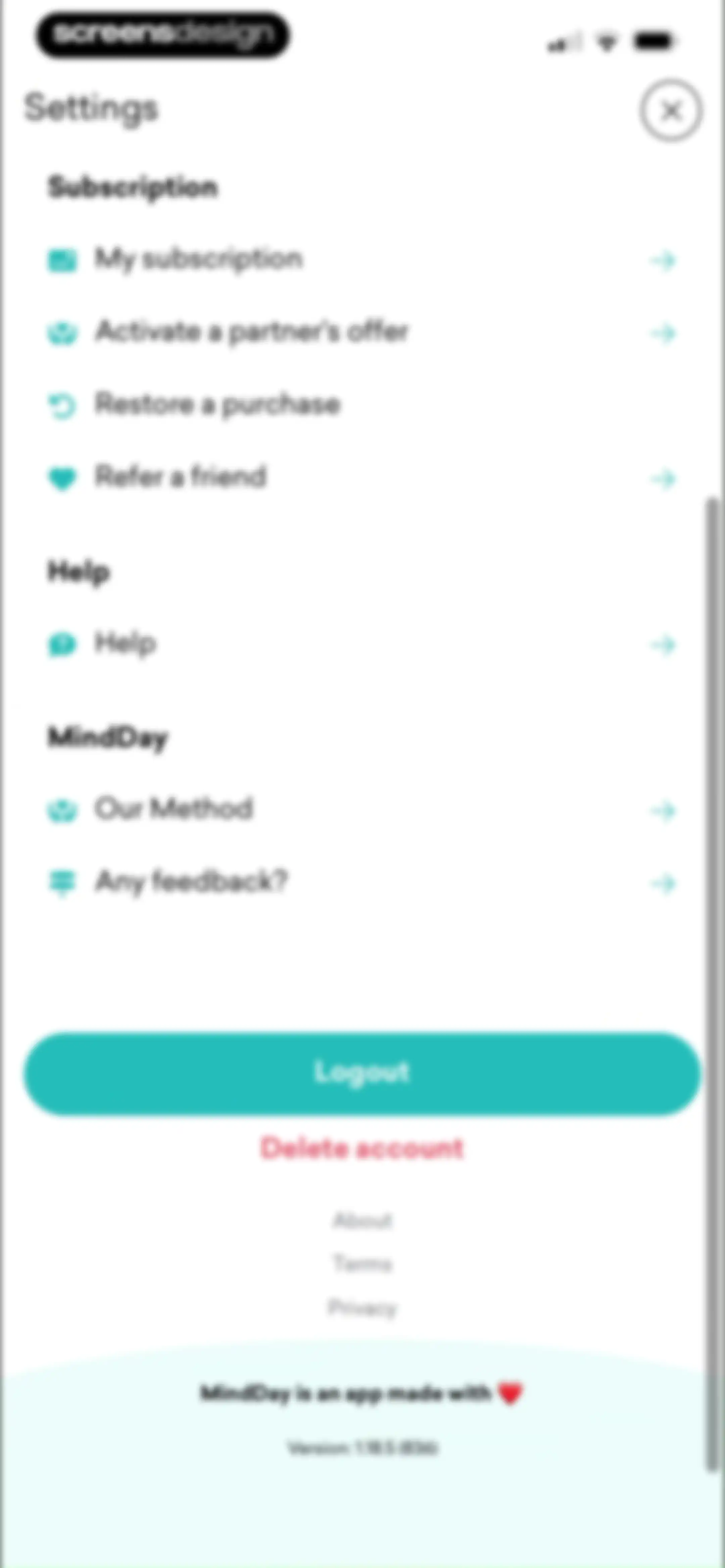 MindDay: Mental Health, Stress screen 167