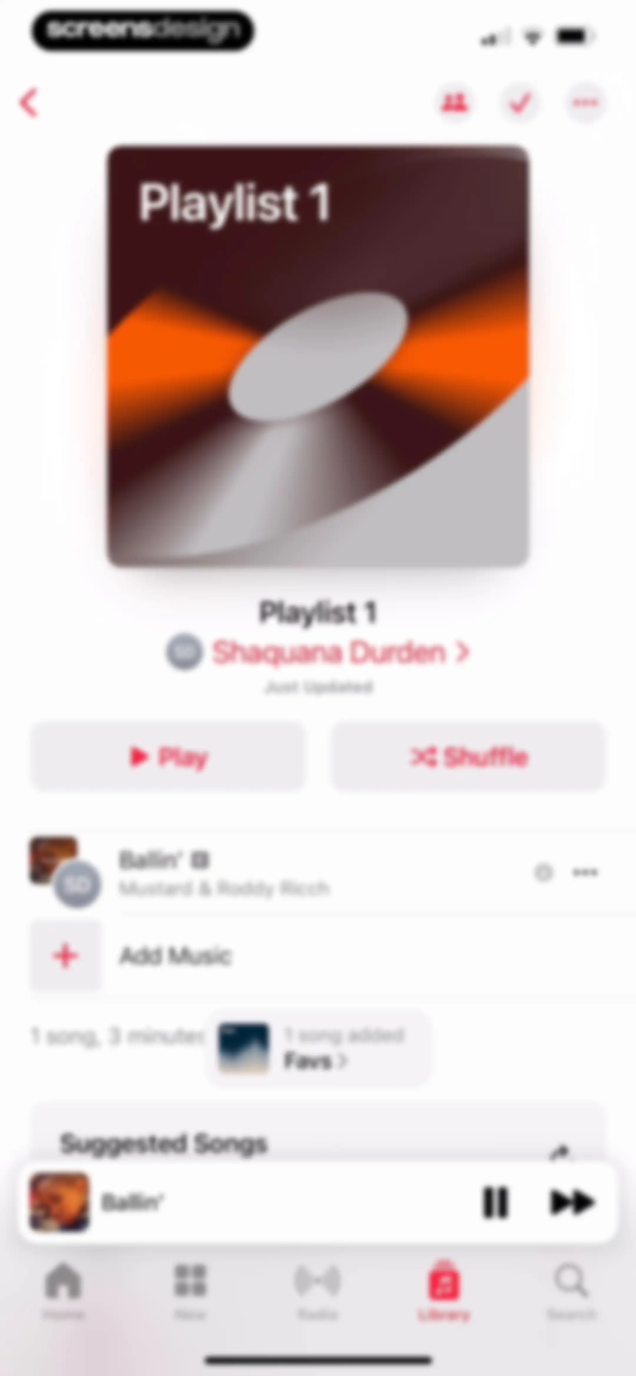 Apple Music screen 109