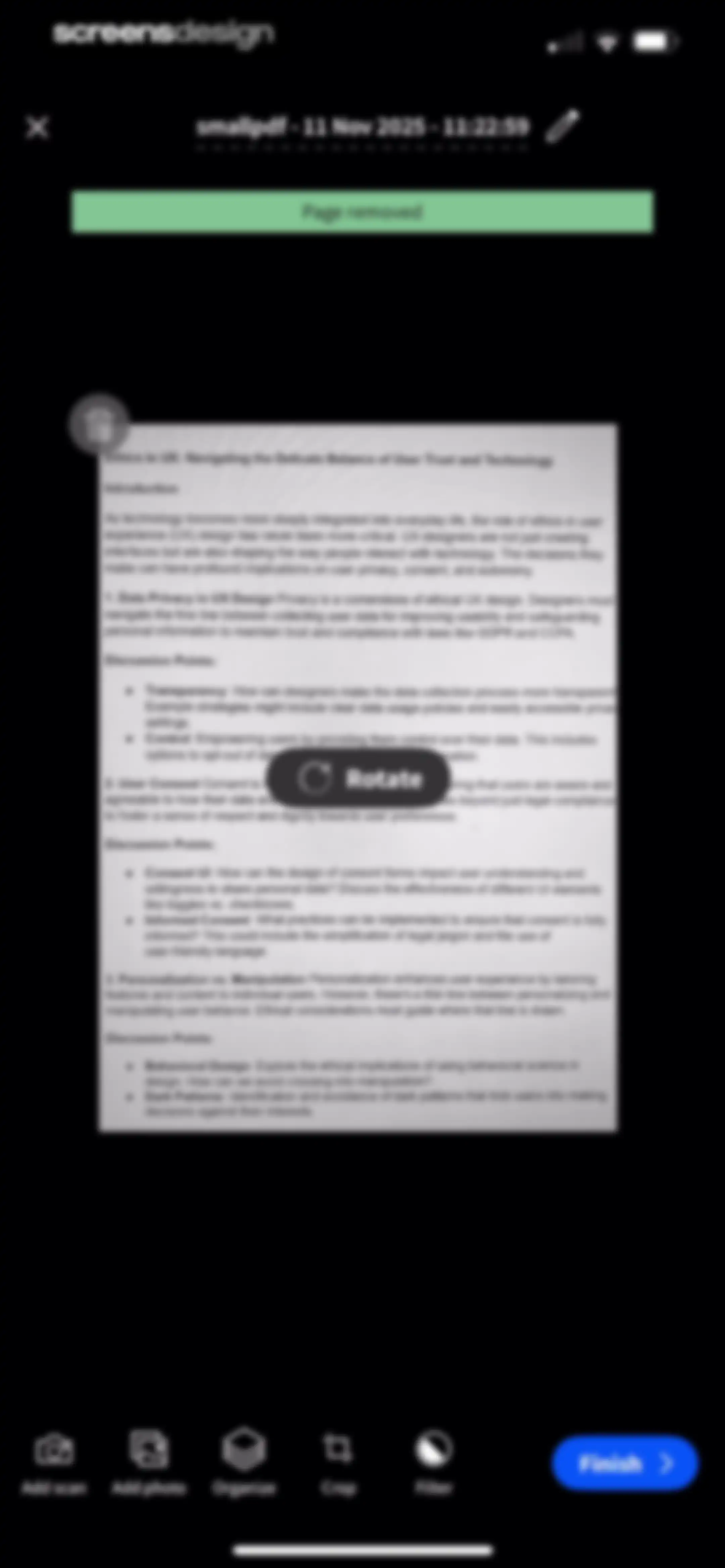 Smallpdf: Scanner & PDF Editor screen 19