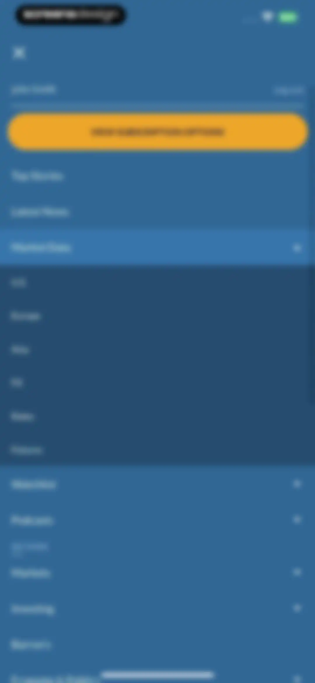 MarketWatch - News & Data screen 39