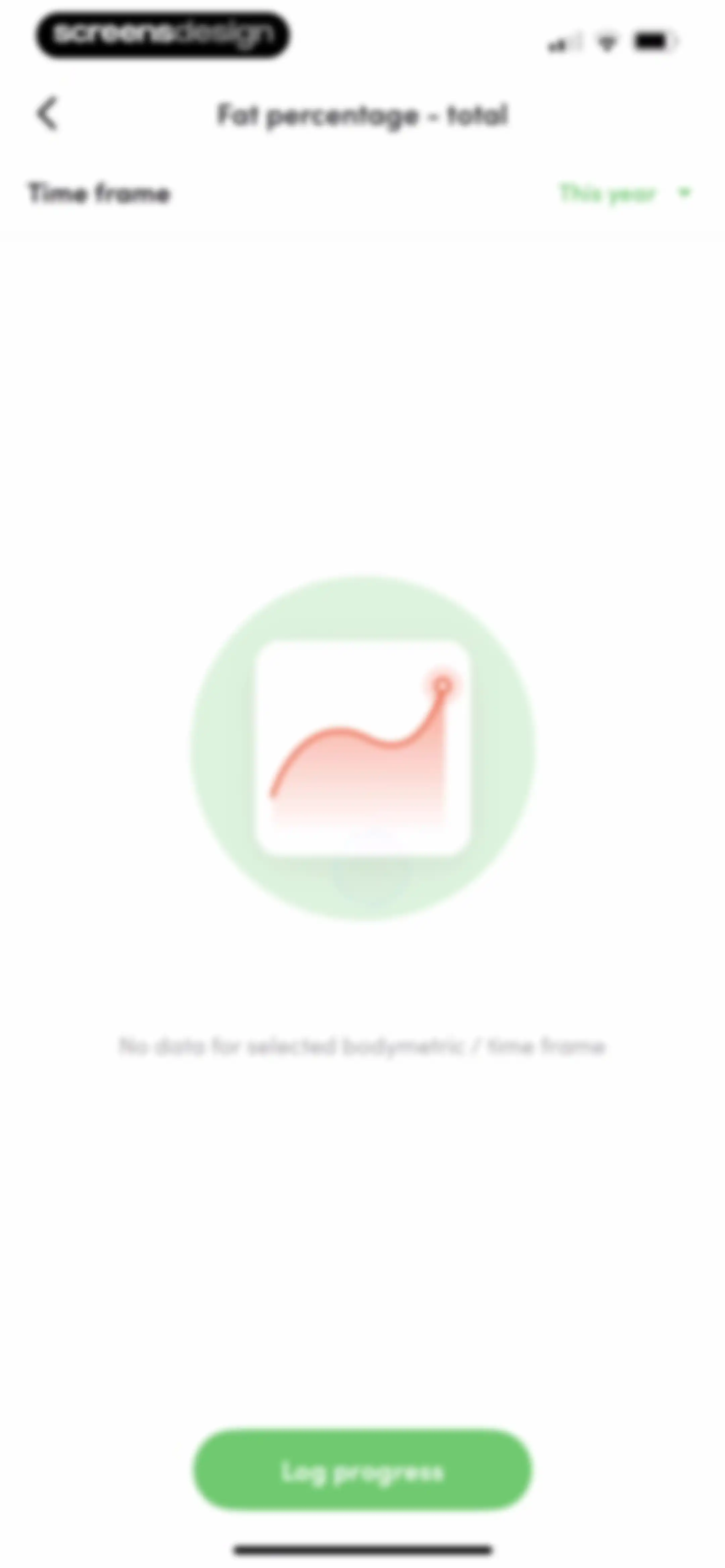 Calories and nutrition tracker screen 93
