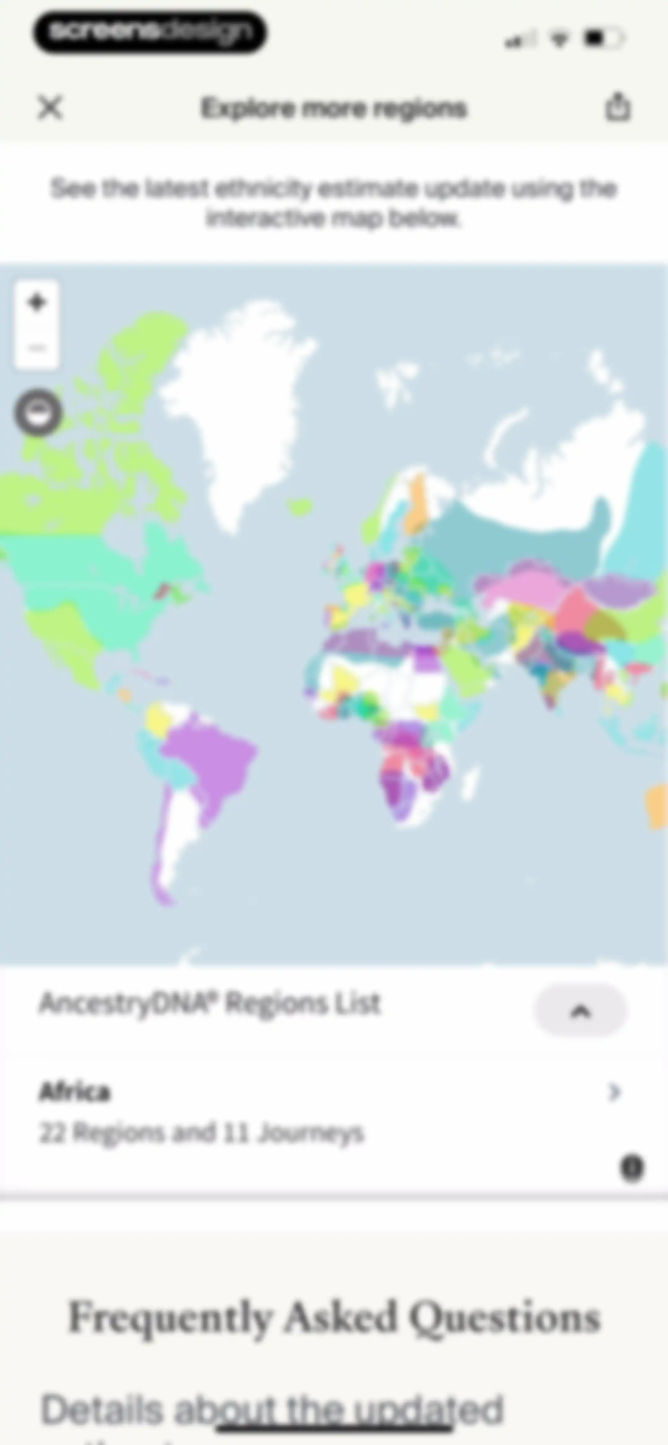 Ancestry: Family History & DNA screen 281