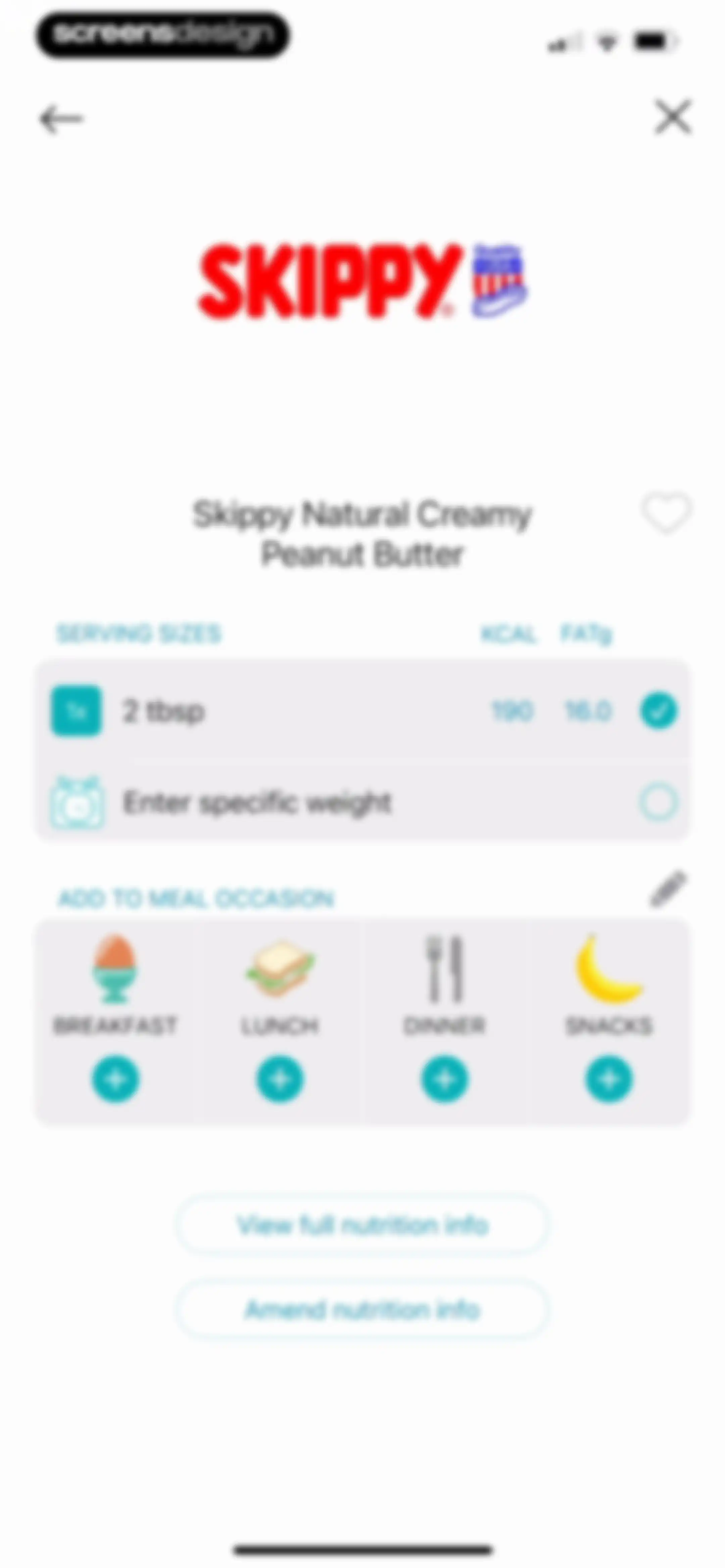 Calorie Counter + screen 40