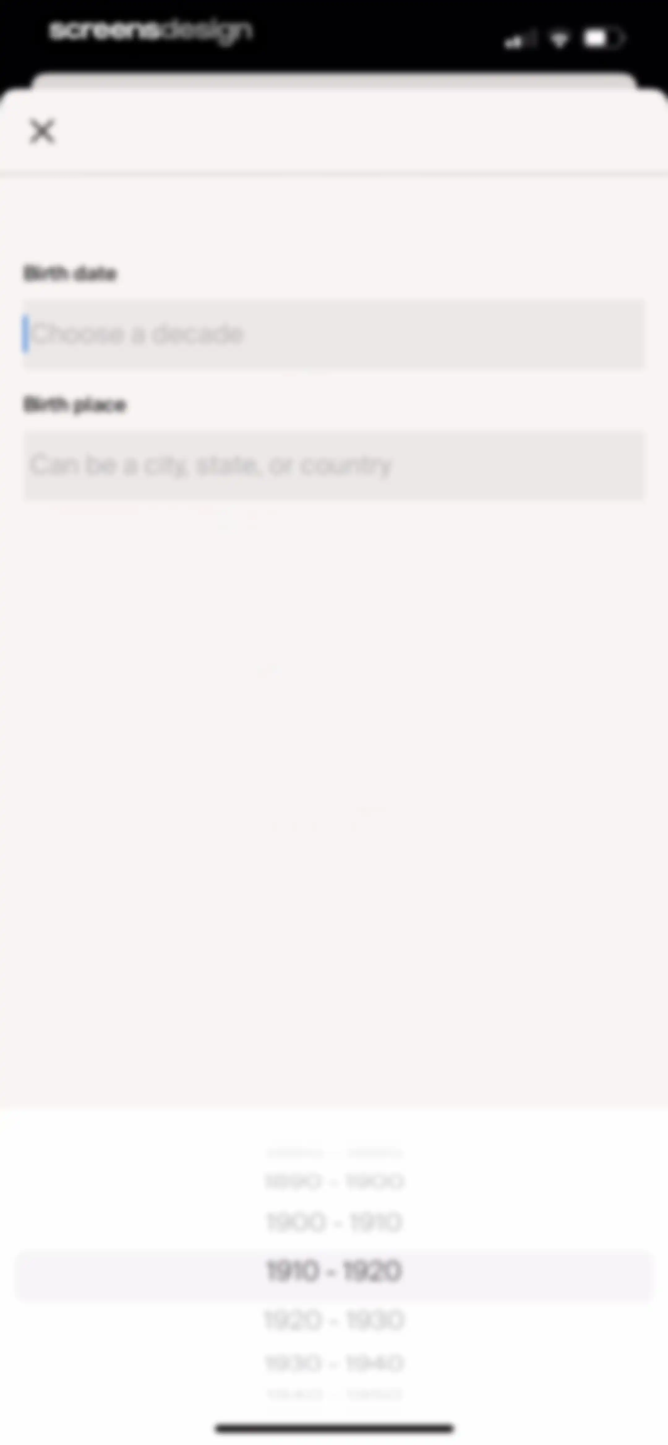 Ancestry: Family History & DNA screen 40