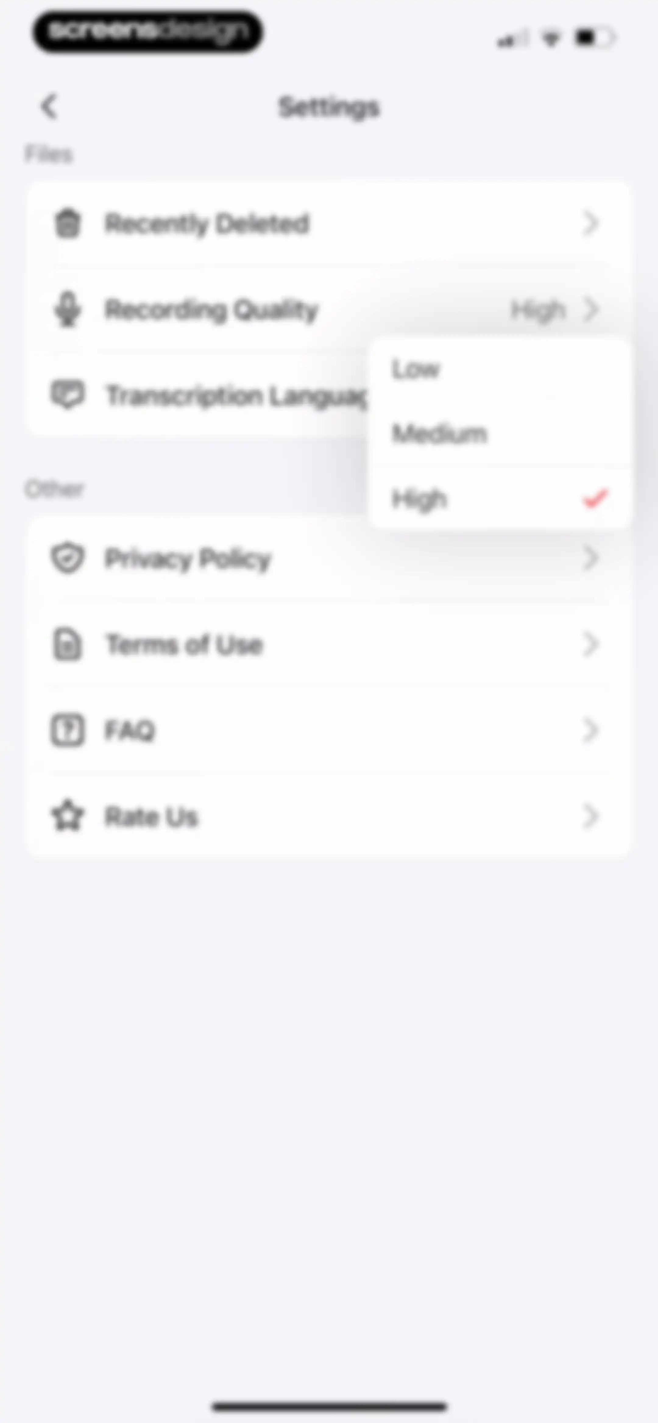 Voice Recorder — Audio Memos screen 68