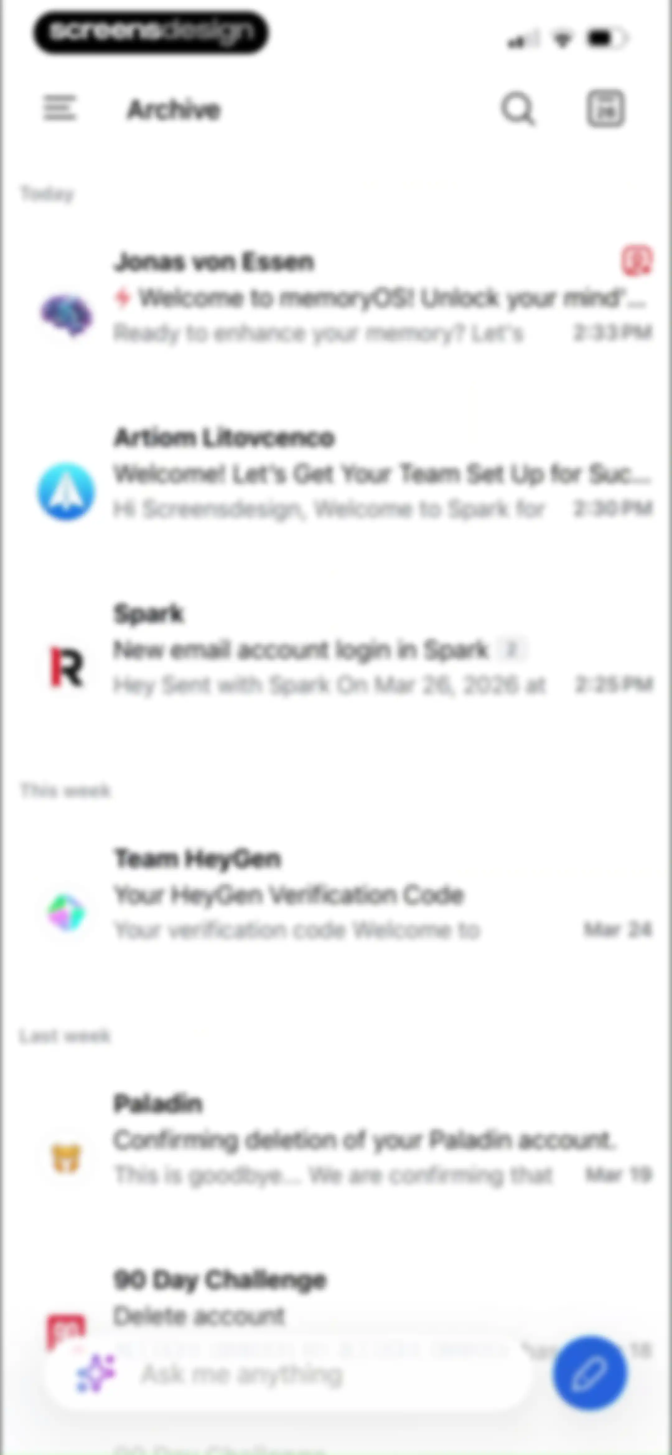 Spark Mail: AI Email Assistant screen 110