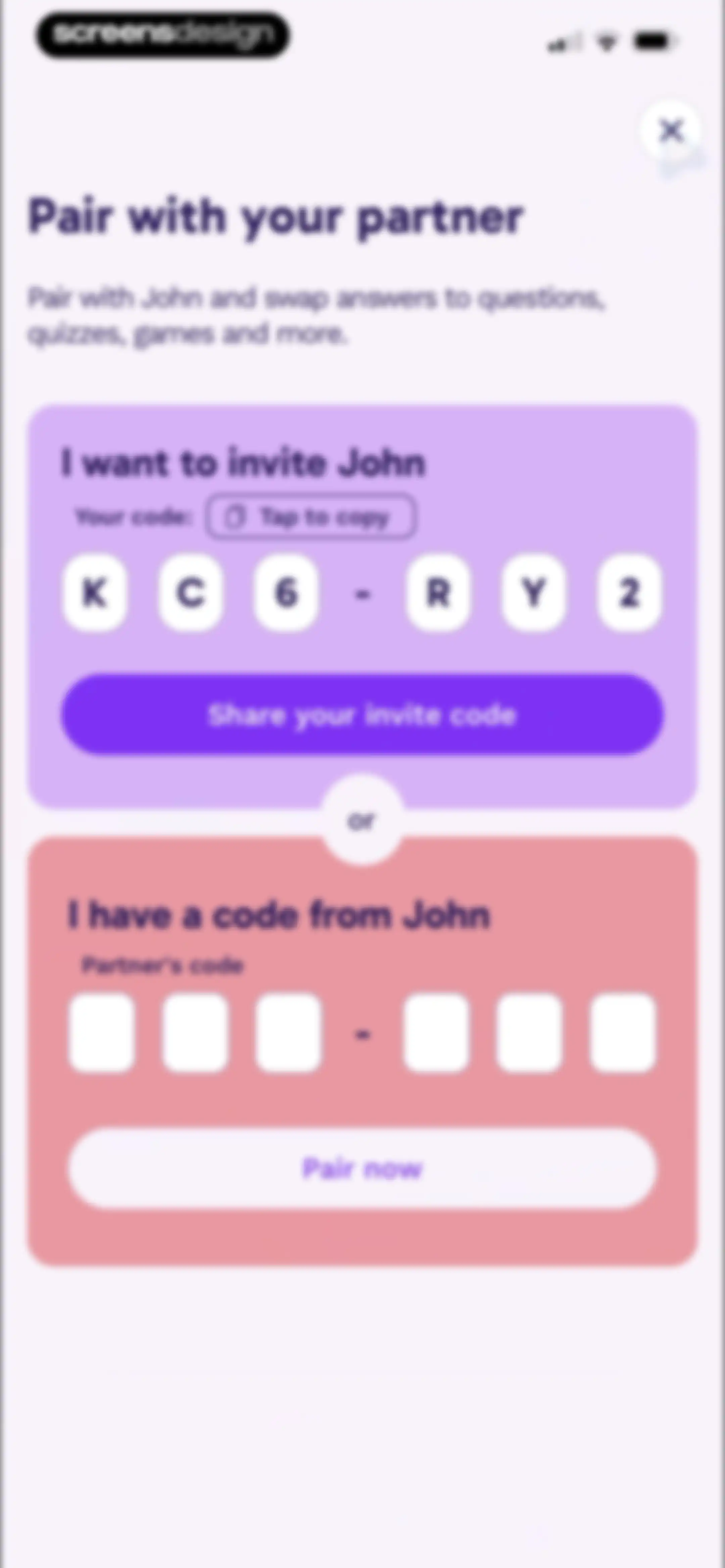 Paired: Couples & Relationship screen 84