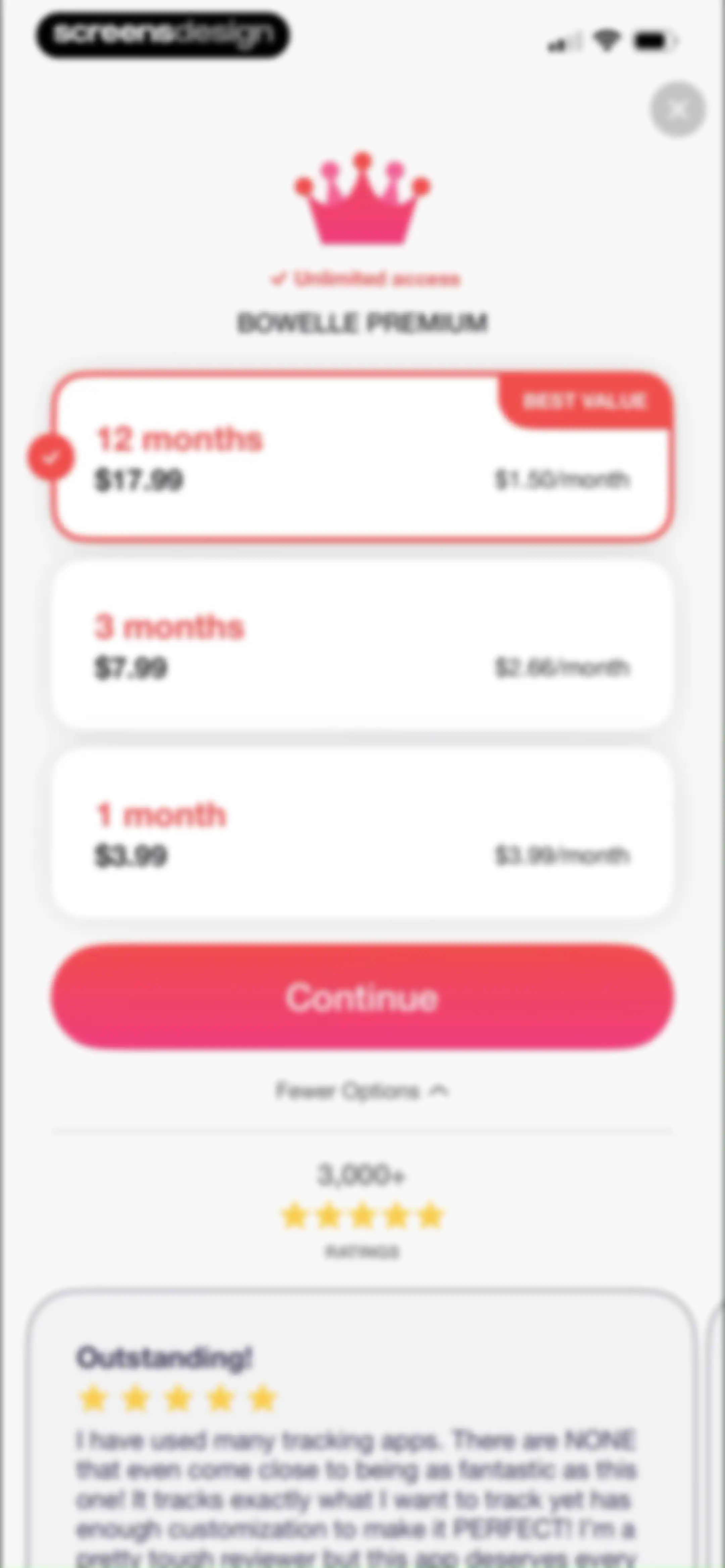 Bowelle - The IBS tracker screen 40