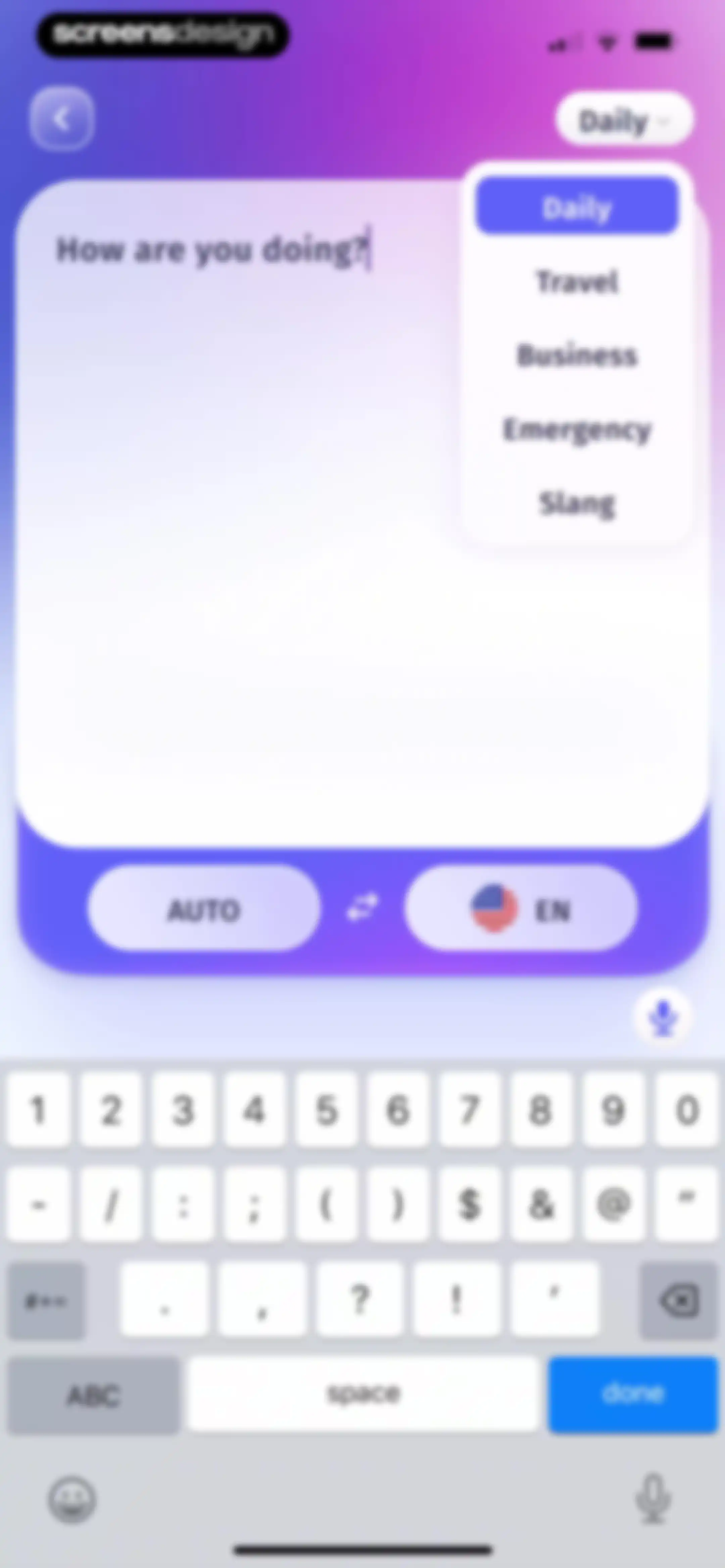 eTranslator-AI Translate screen 19