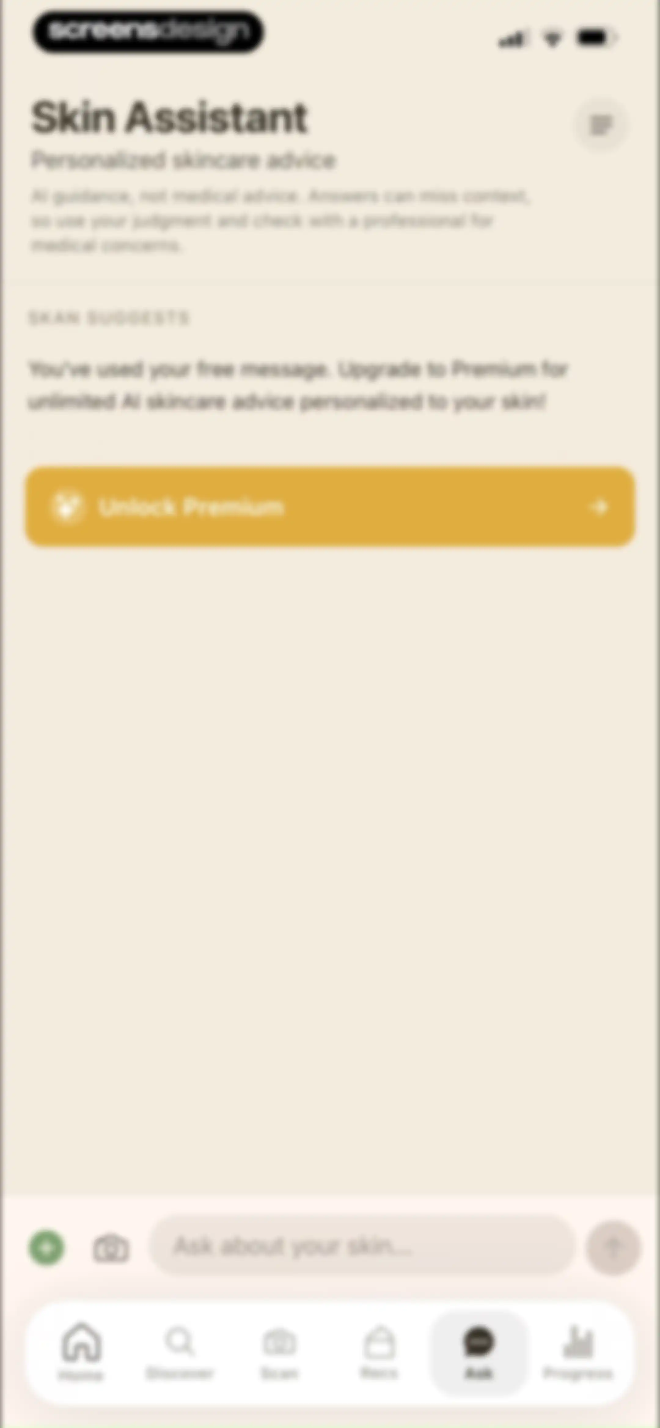Skan - #1 Skincare App screen 106