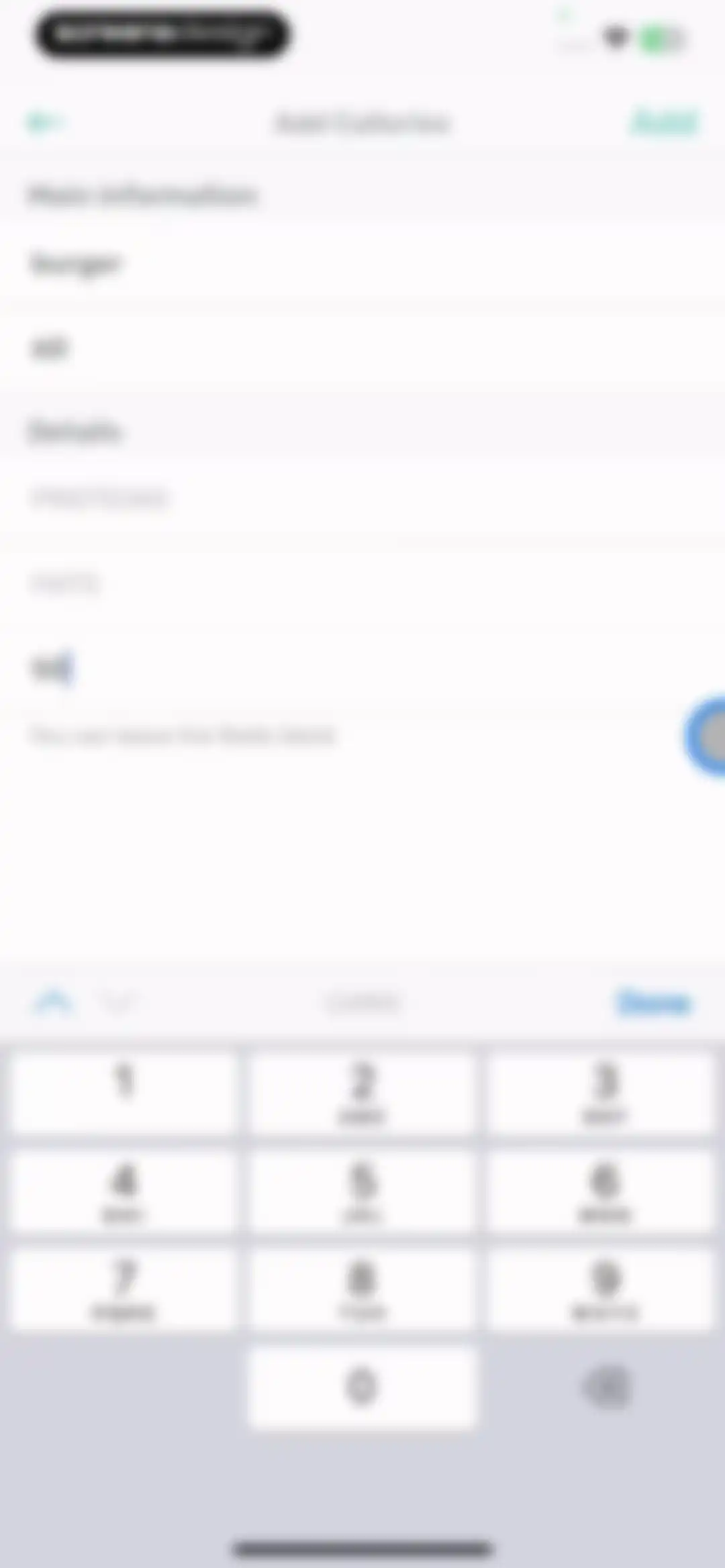 Pulse Checker. Calorie Manager screen 23