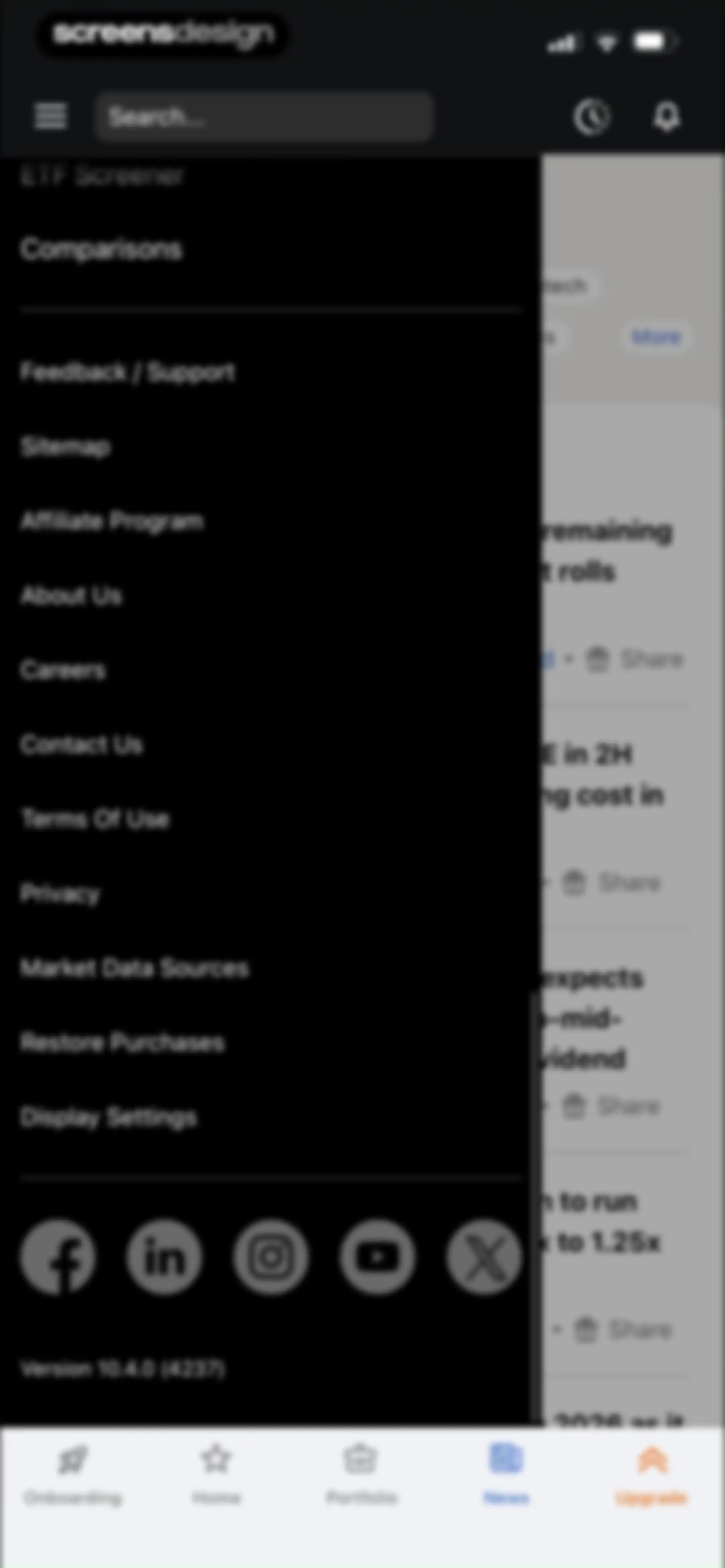 Seeking Alpha: News & Analysis screen 125