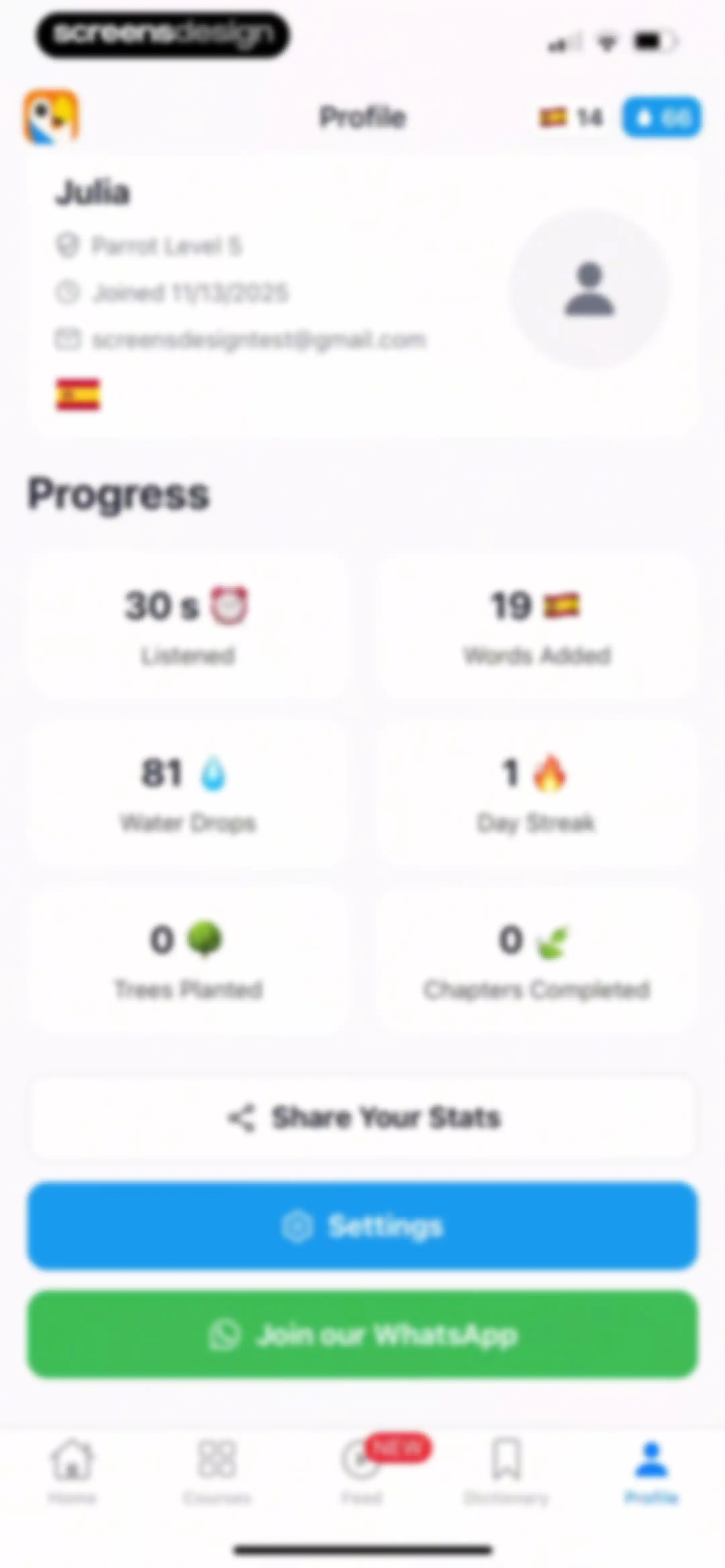 Parrot – Learn Spanish screen 76