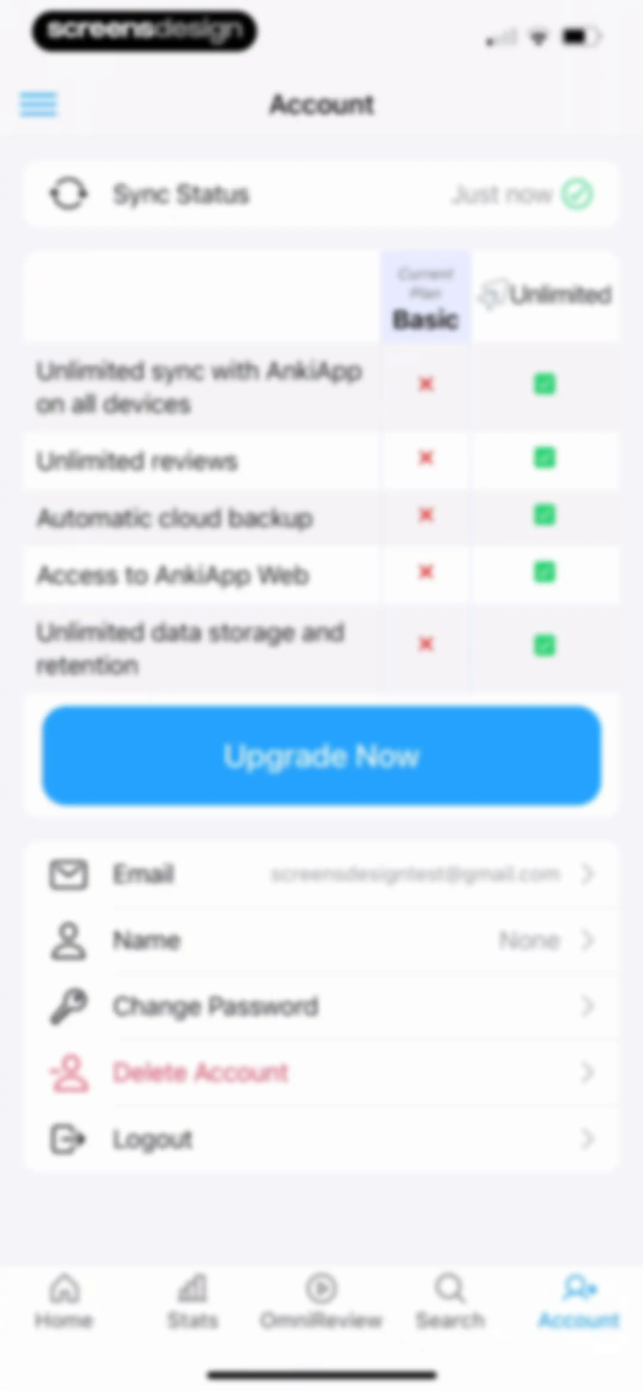 AlgoApp - Flashcards screen 102