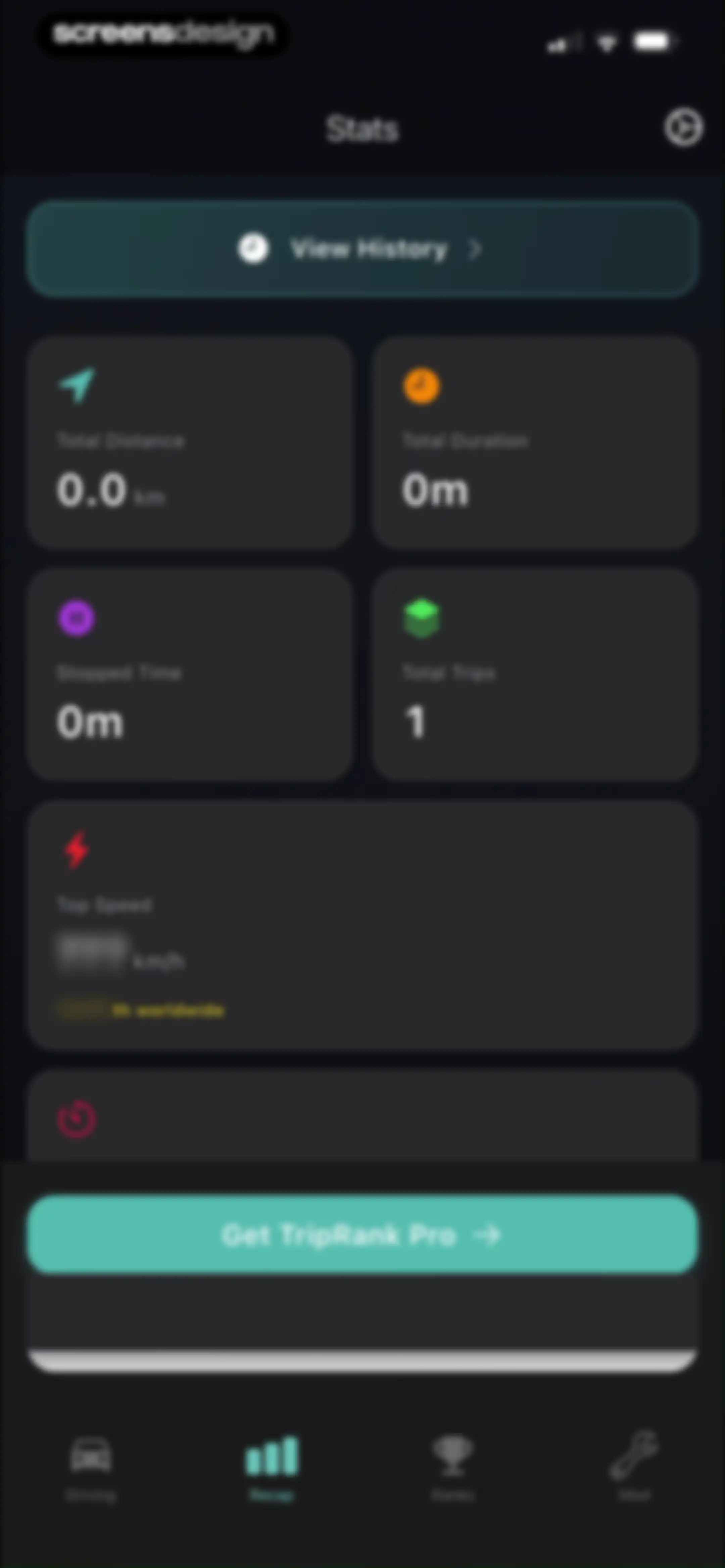 TripRank - Speed Tracker screen 32