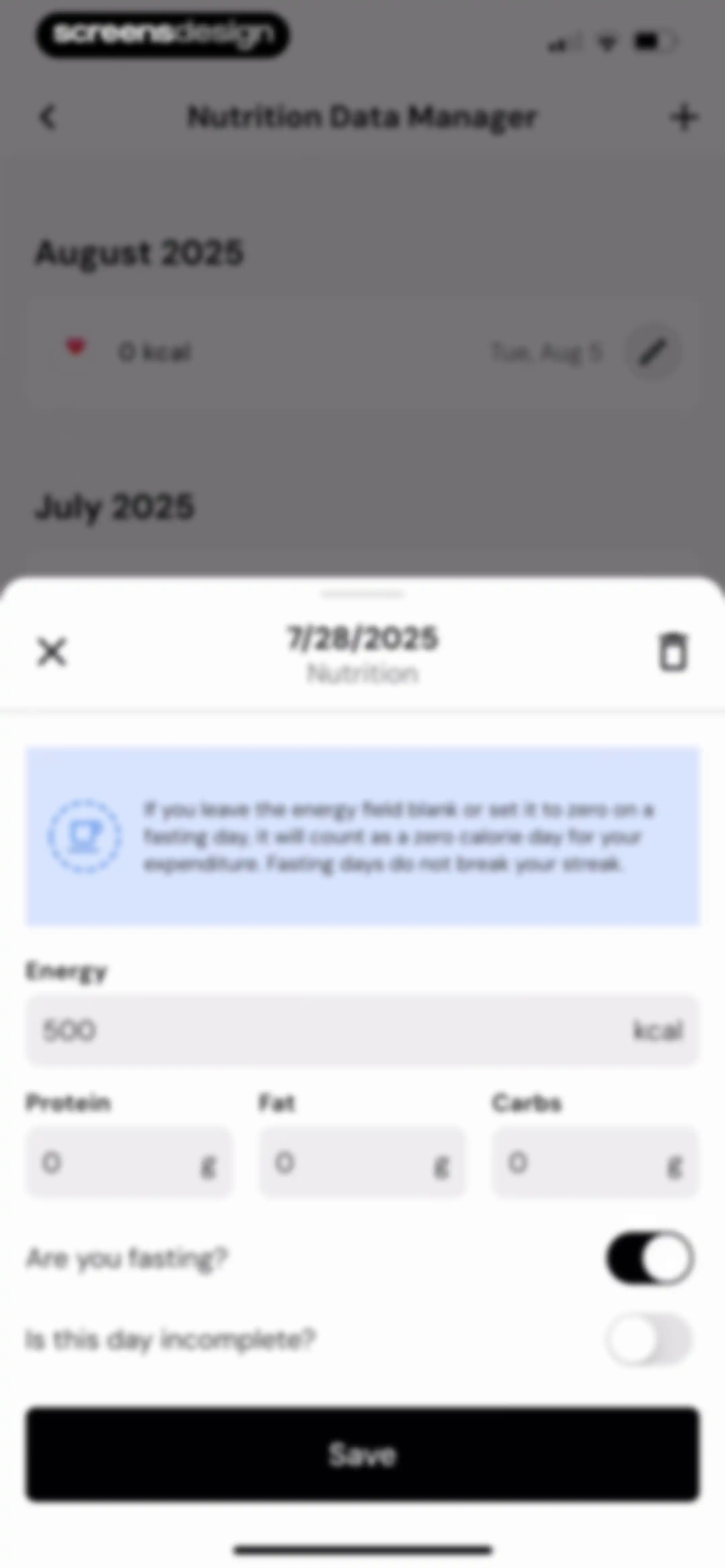 MacroFactor - Macro Tracker screen 96