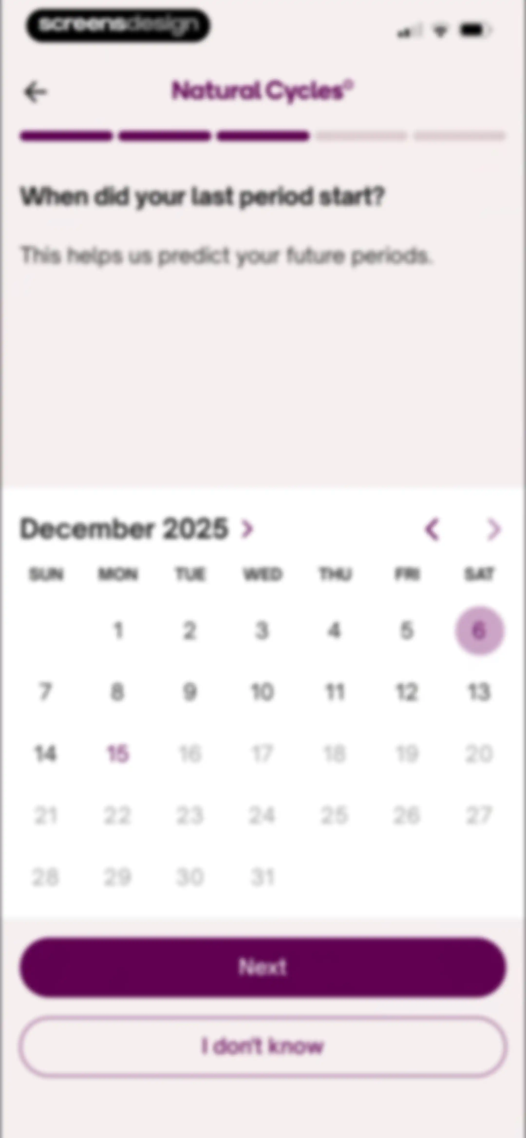 Natural Cycles Fertility App screen 17