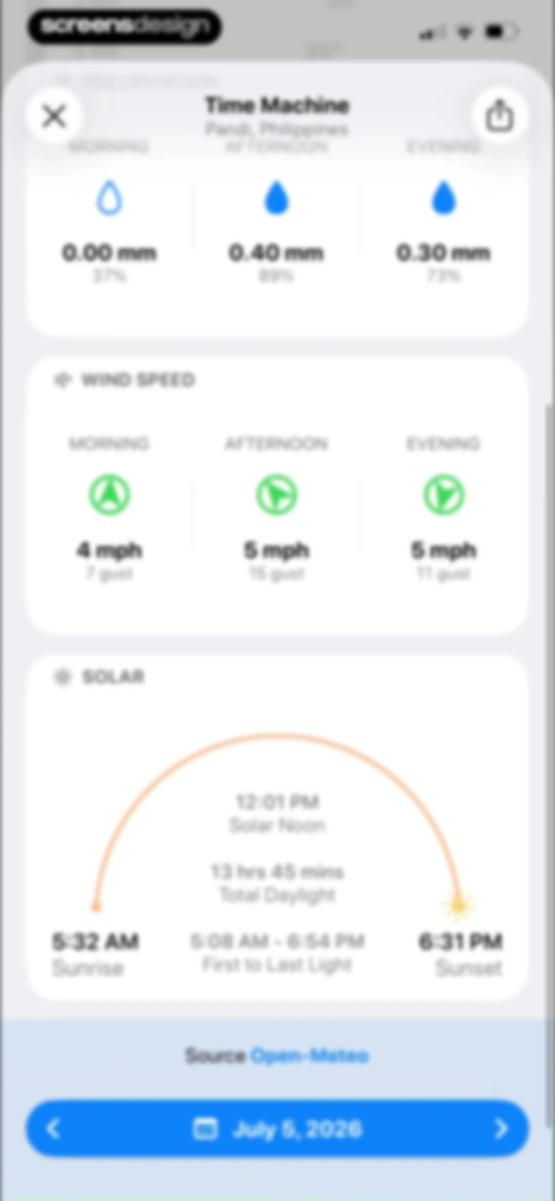 CARROT Weather: Alerts & Radar screen 86