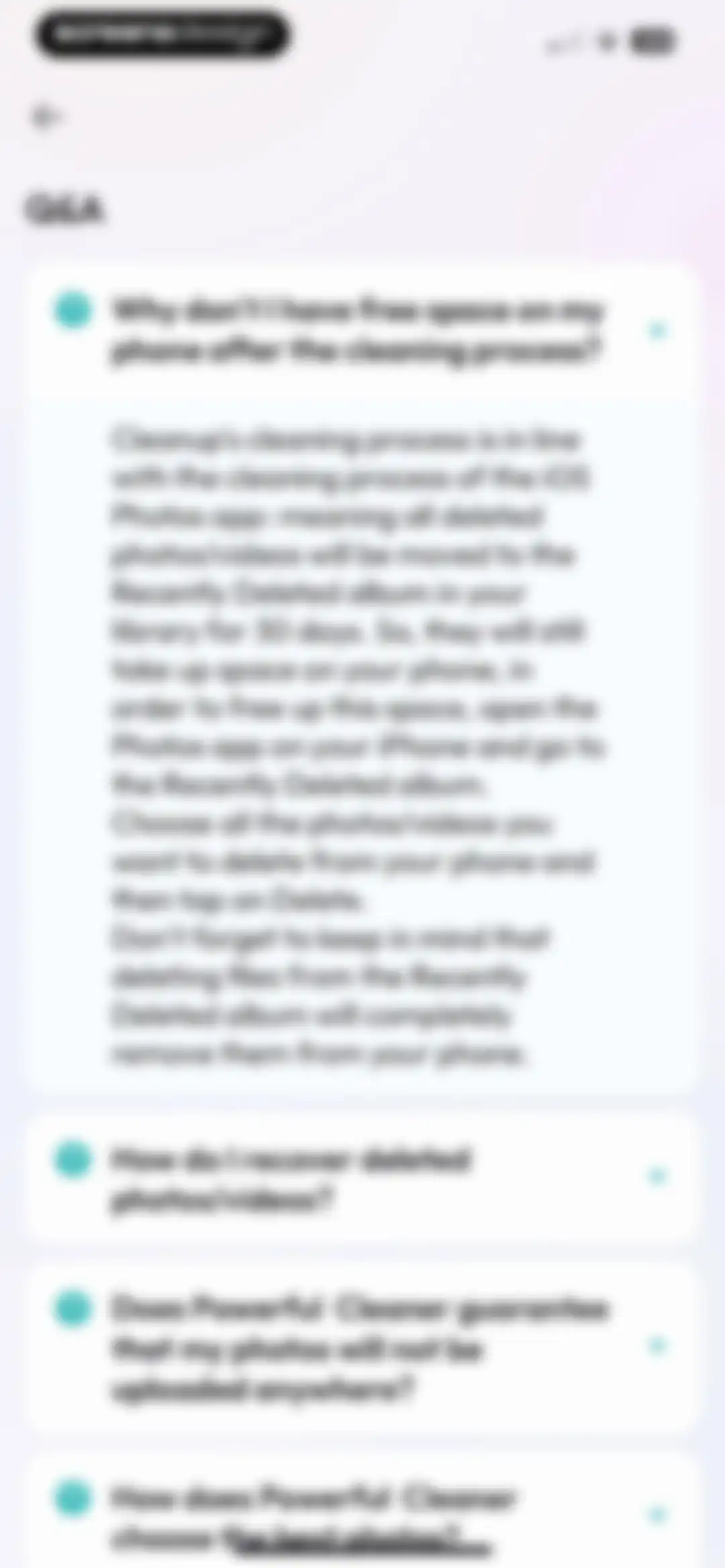 Cleaner: AI Phone Cleanup Tool screen 96