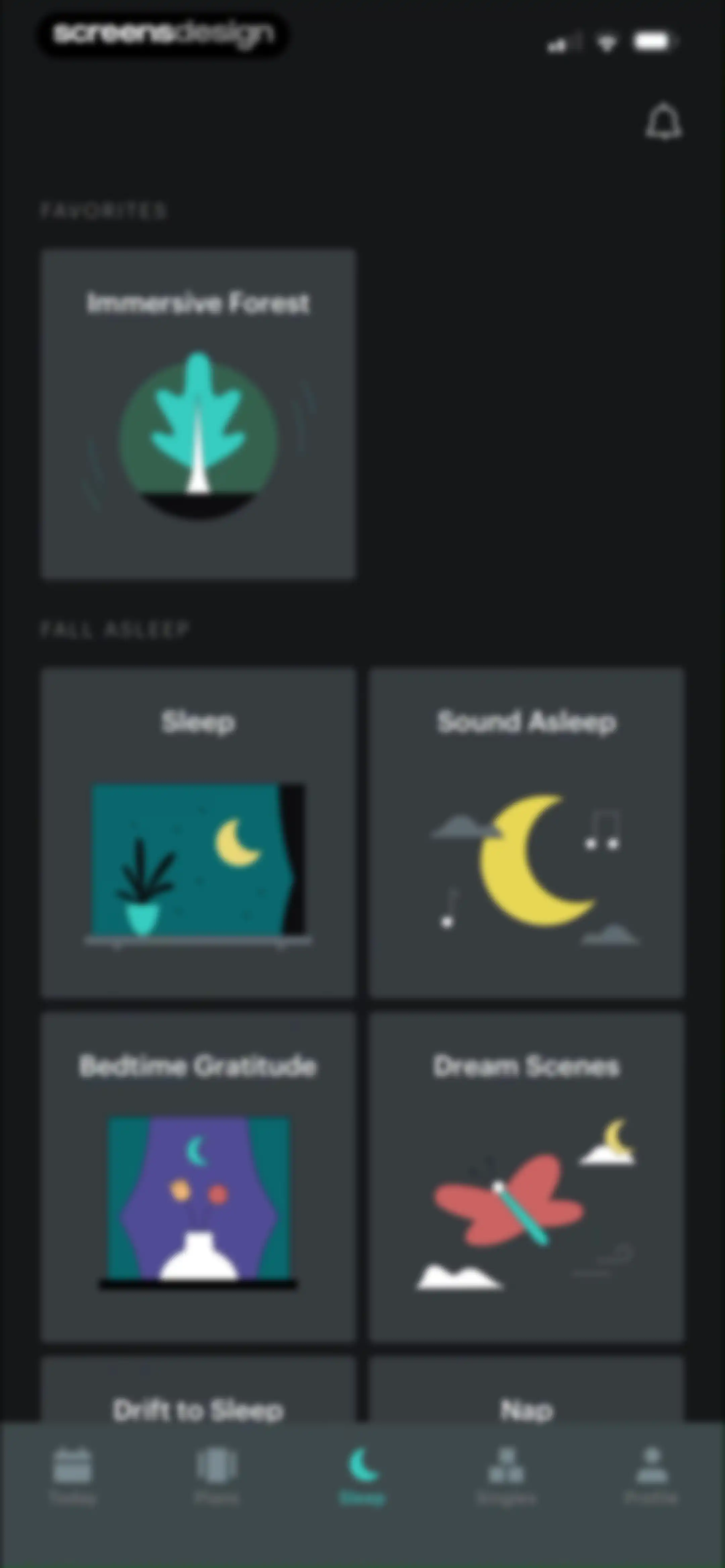 Balance: Meditation & Sleep screen 82