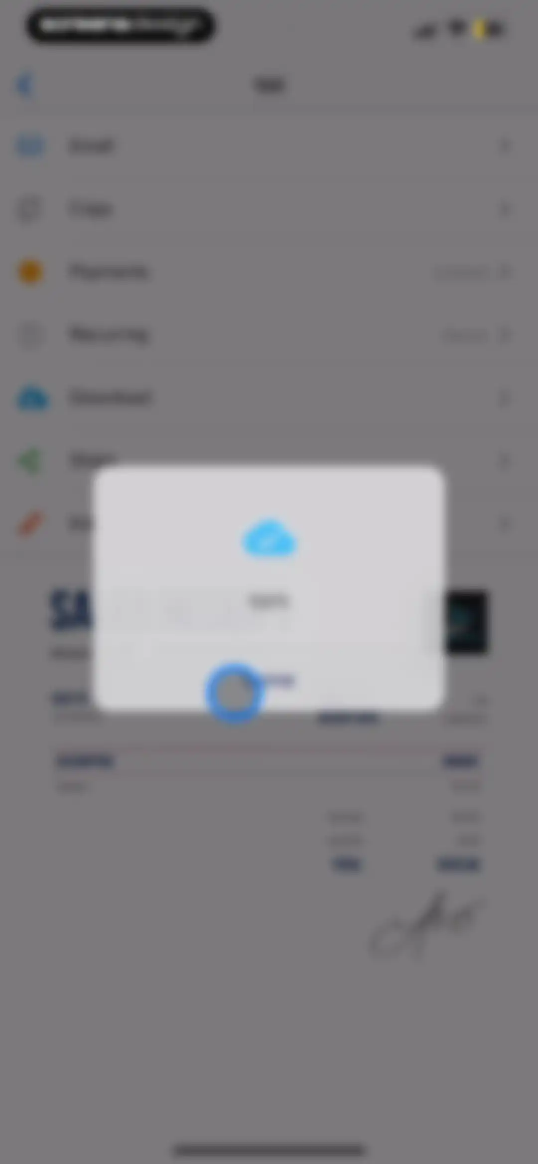 Invoice Maker by Invoice Home screen 51