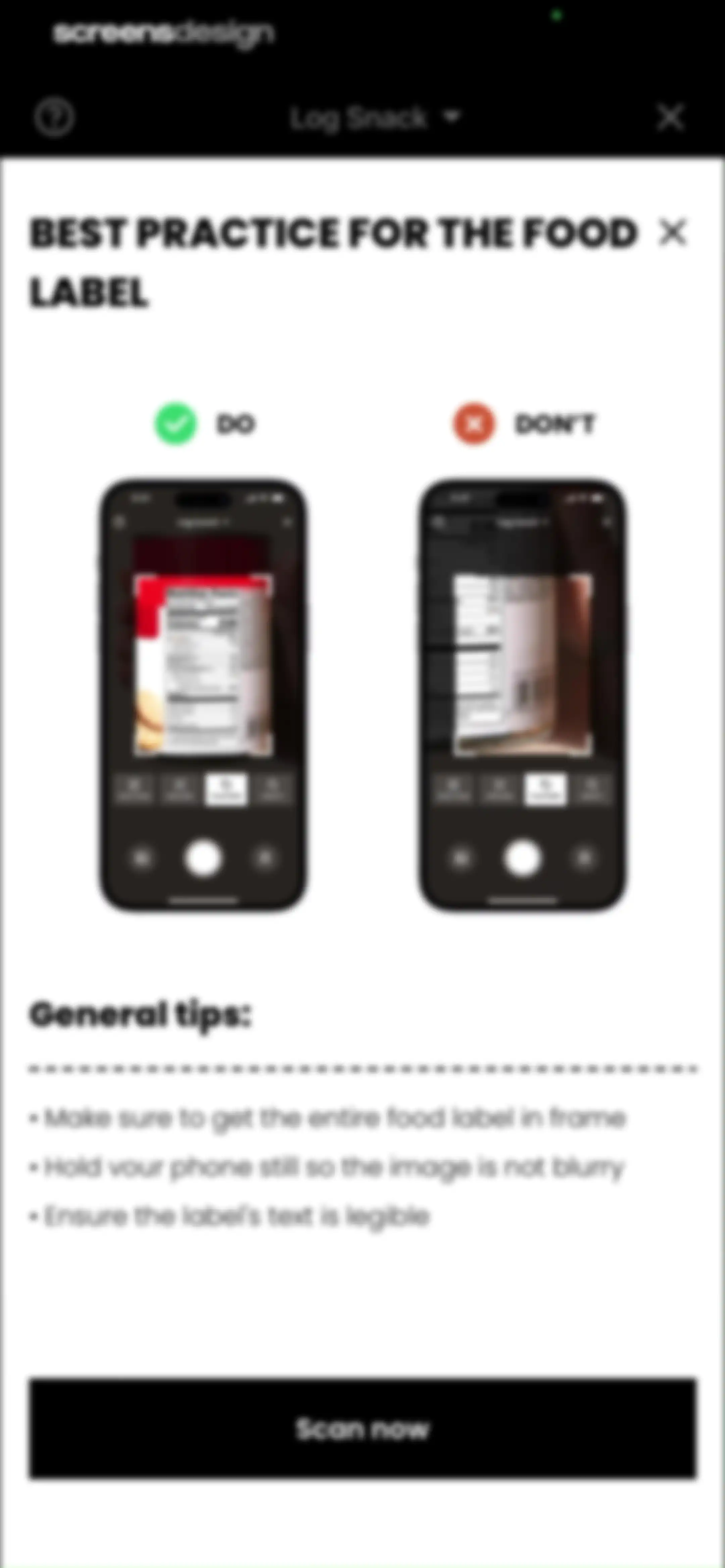 CalDiet - Food Analysis Pal screen 113