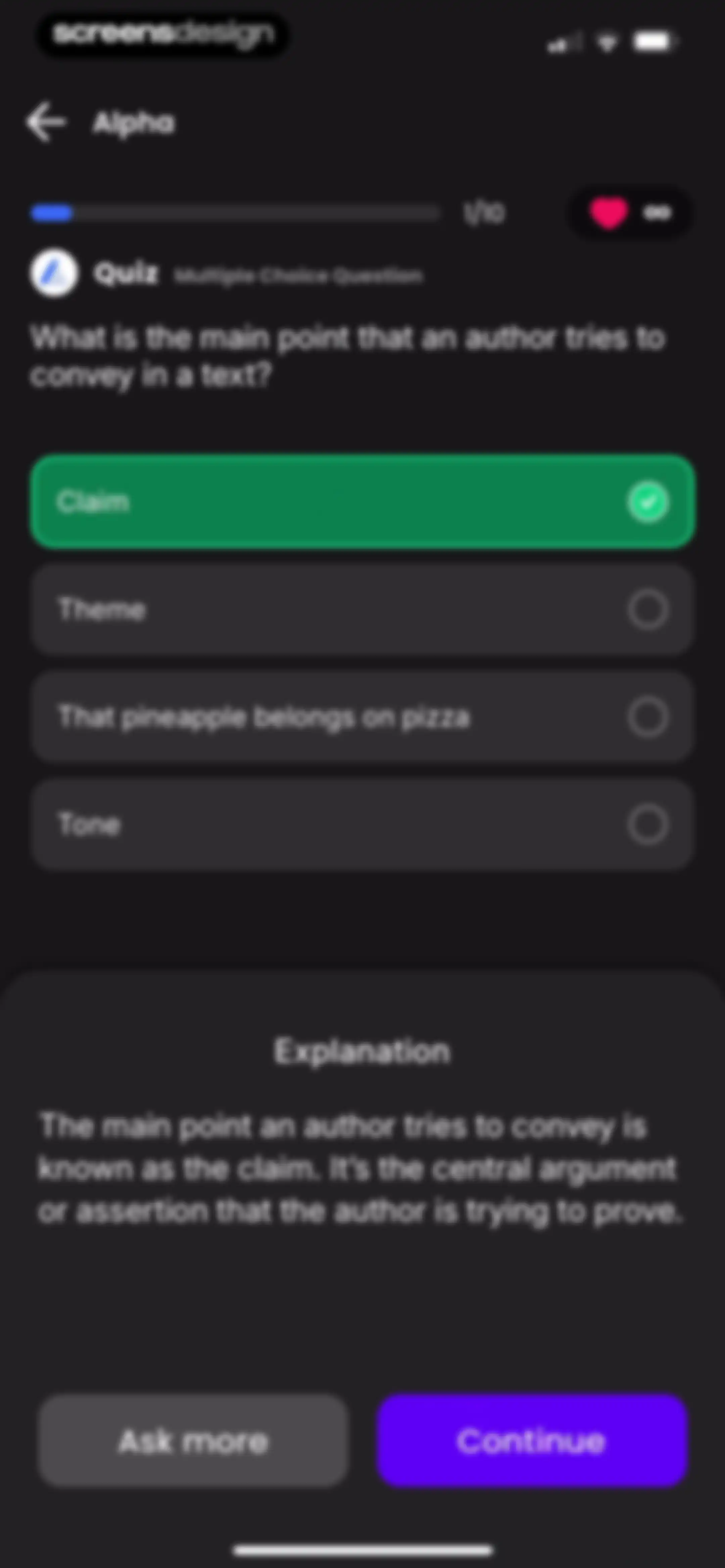 Answer.AI - Your AI tutor screen 189