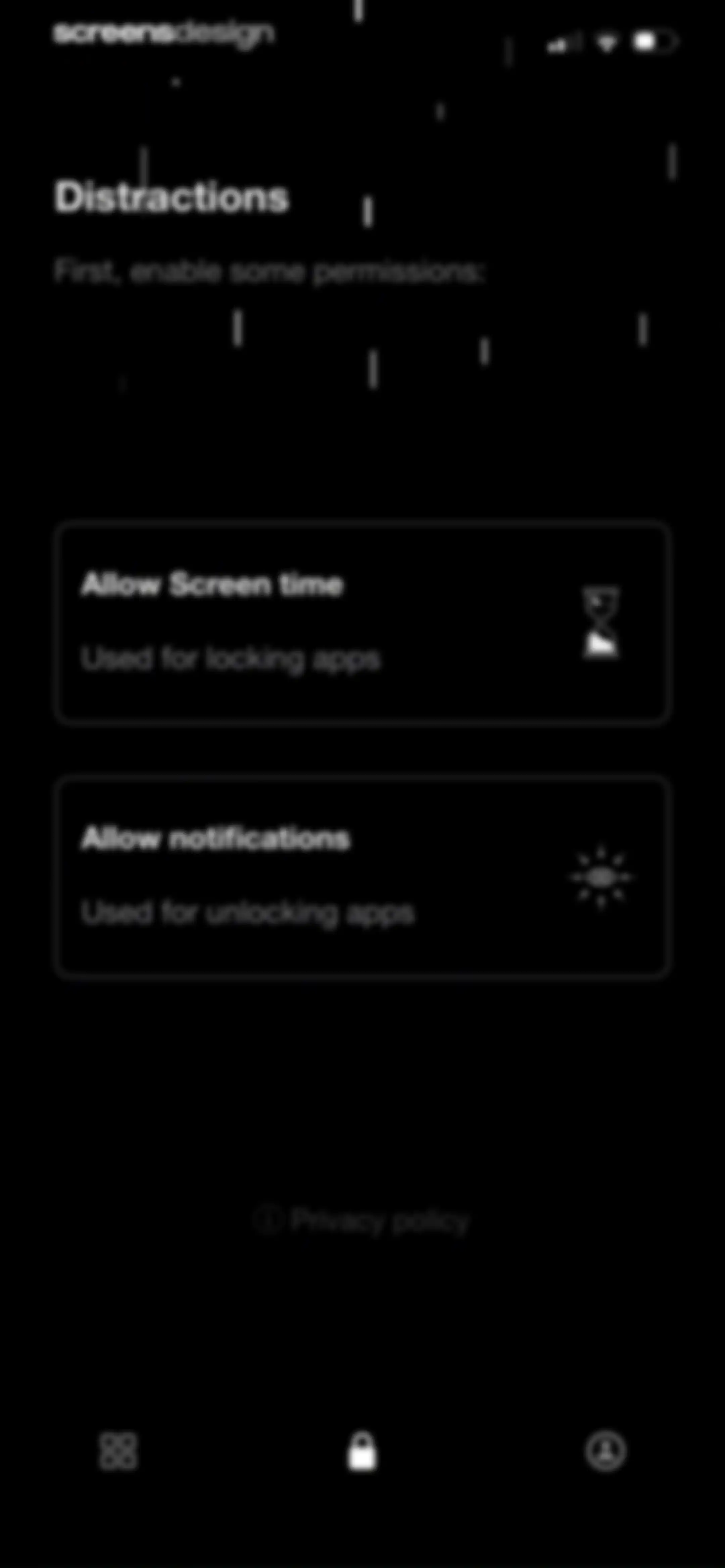 Blank Spaces Launcher screen 61