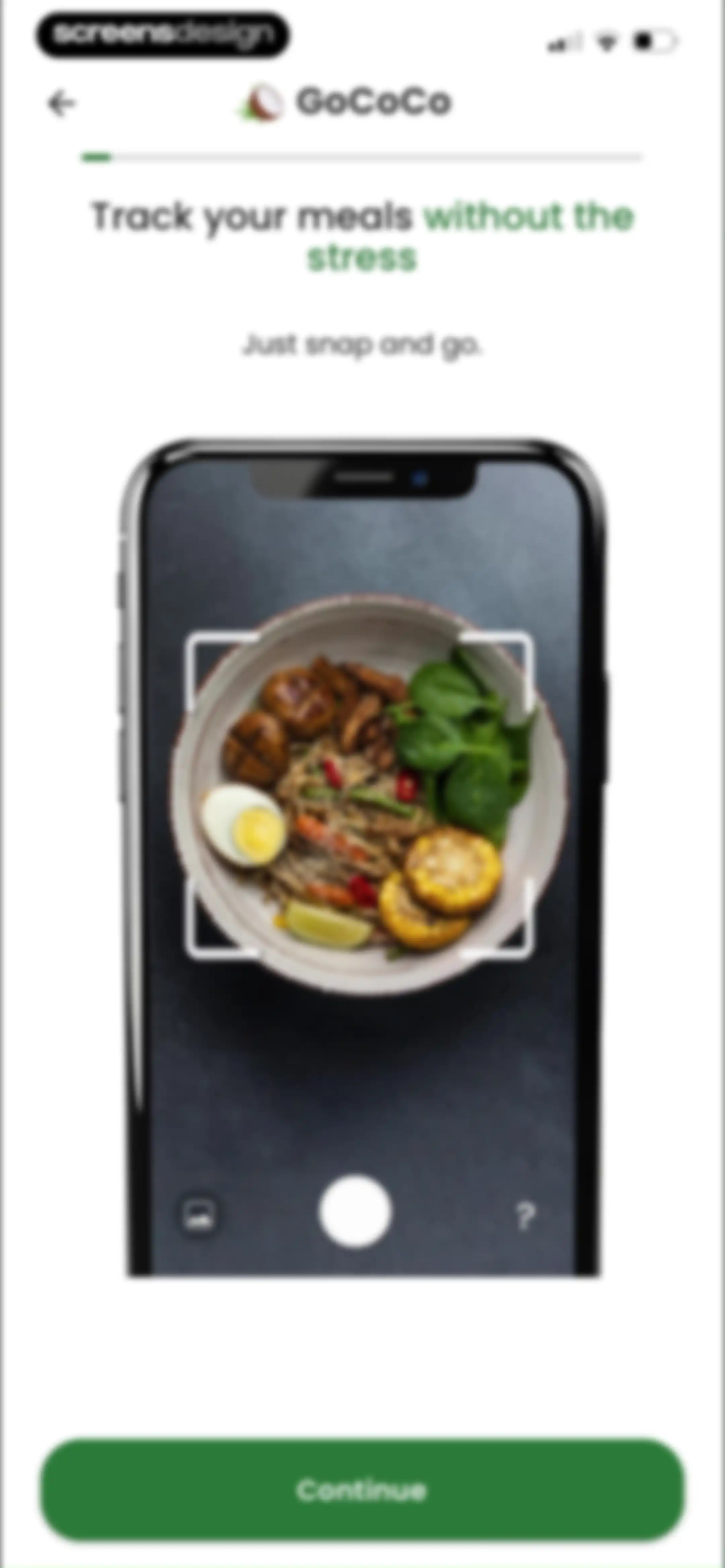 Diabetes food tracker - Gococo screen 5