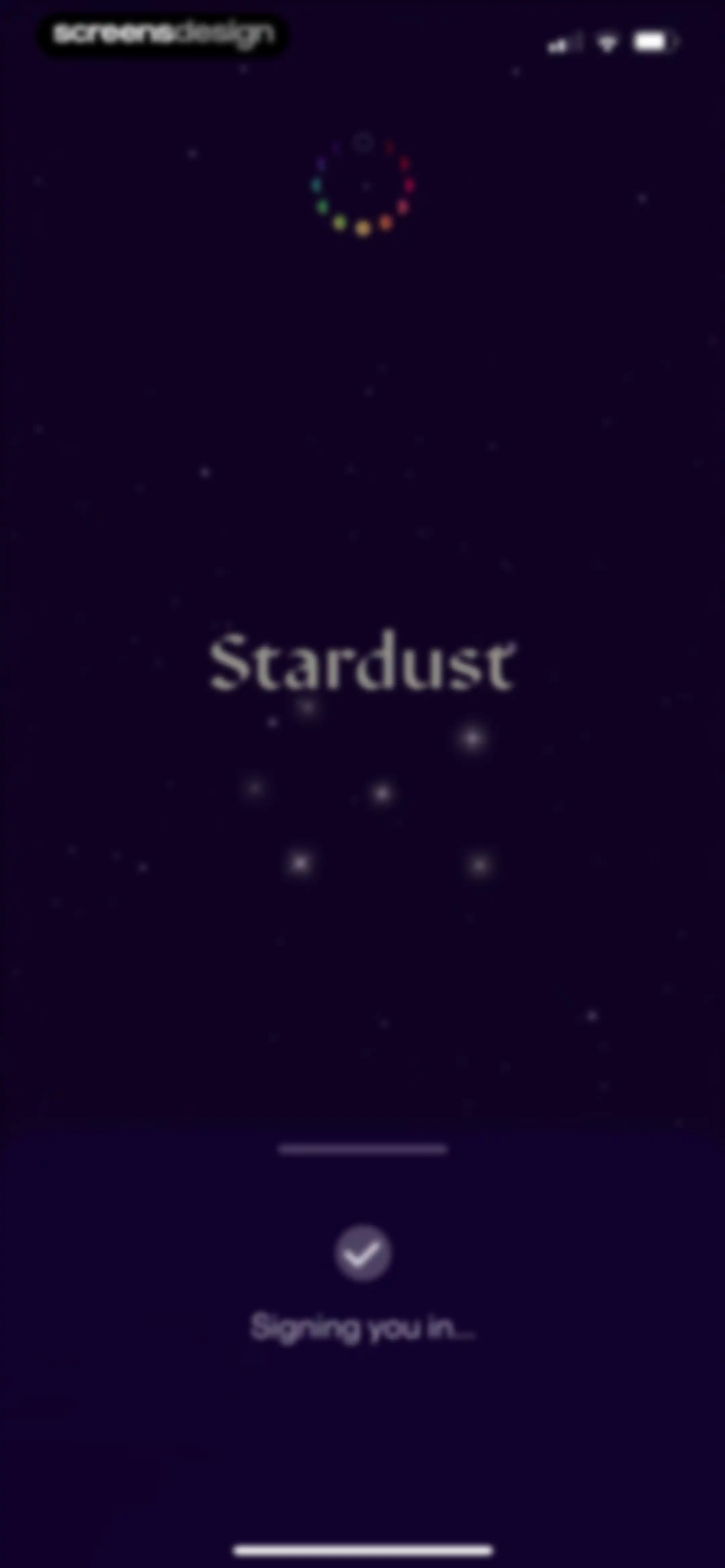 Stardust Period Tracker screen 4
