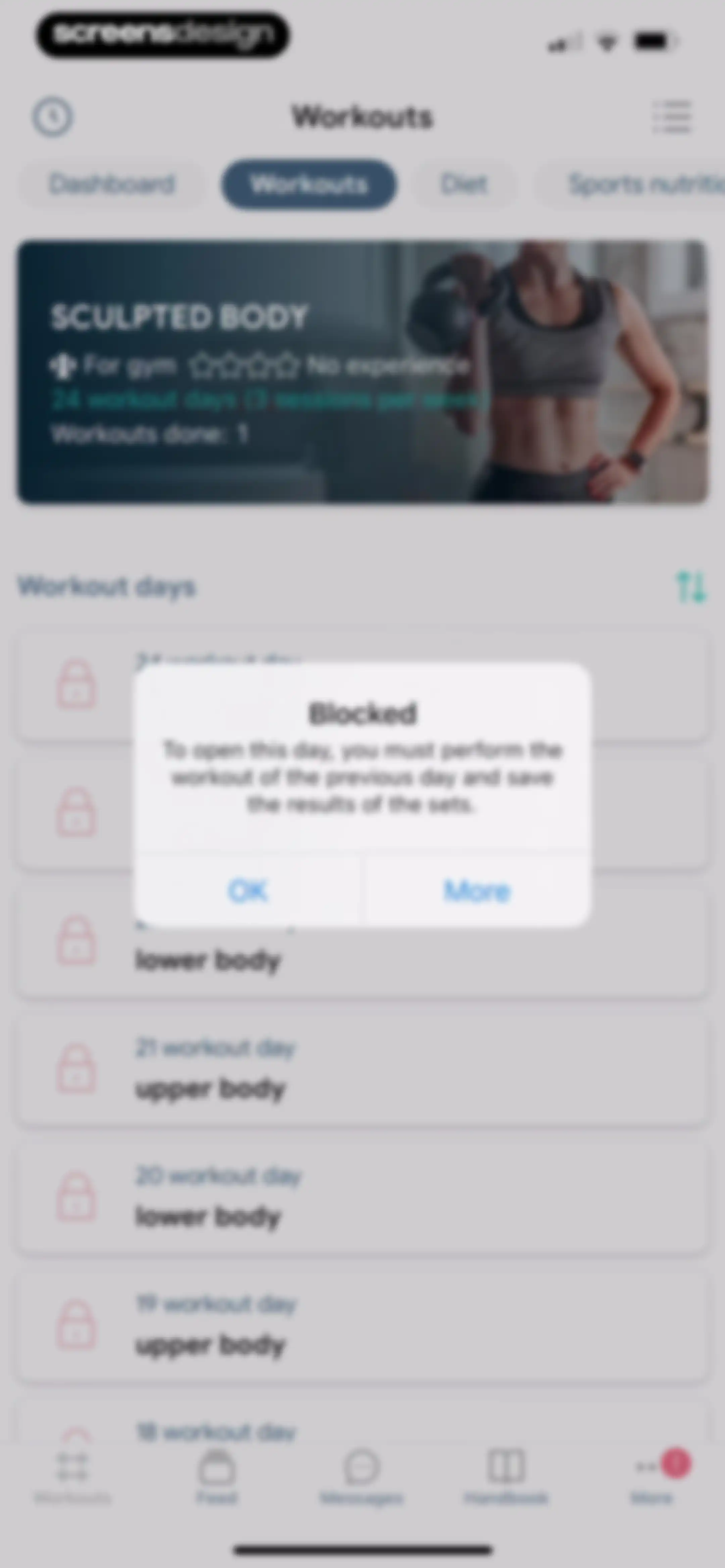 Fitness App: Gym Workout Plan screen 83