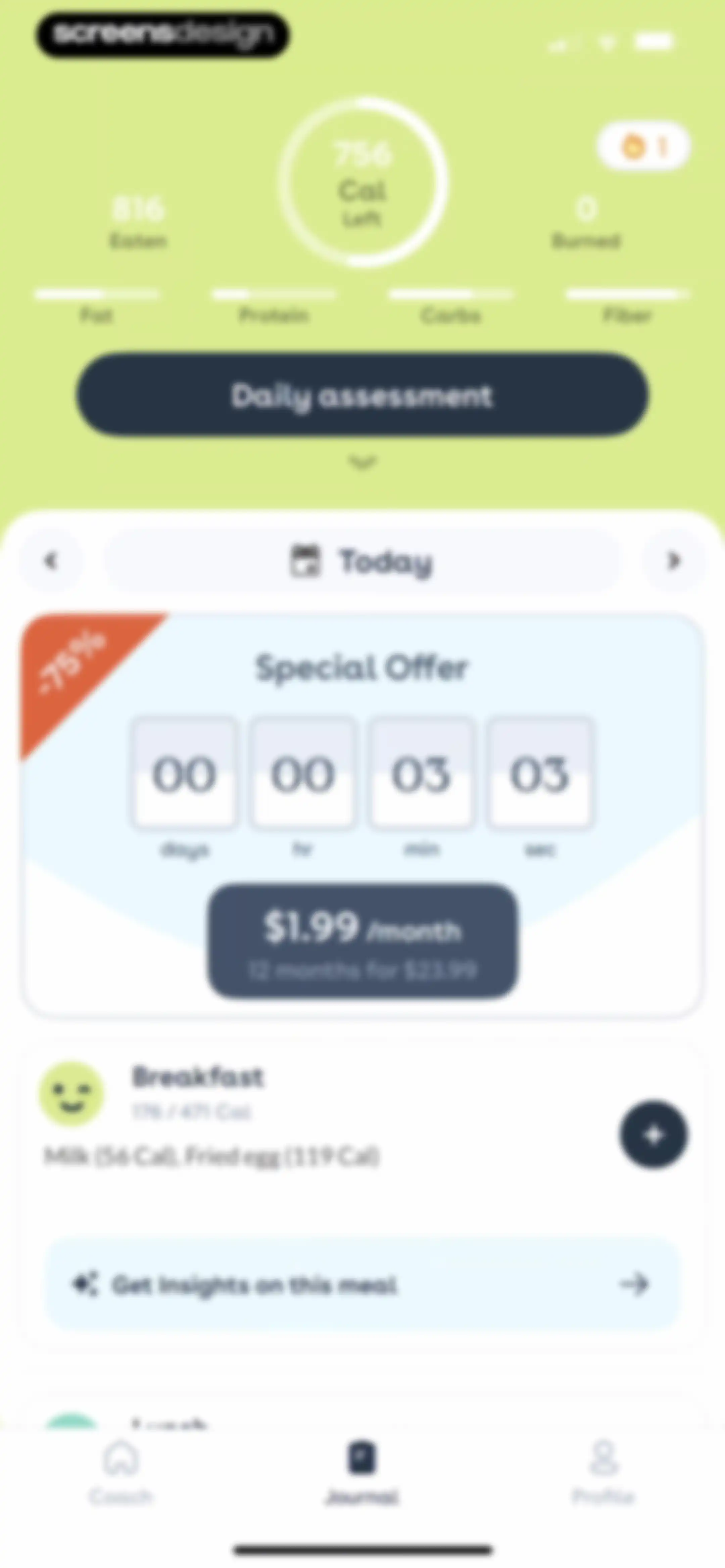 Foodvisor - AI Calorie Counter screen 165