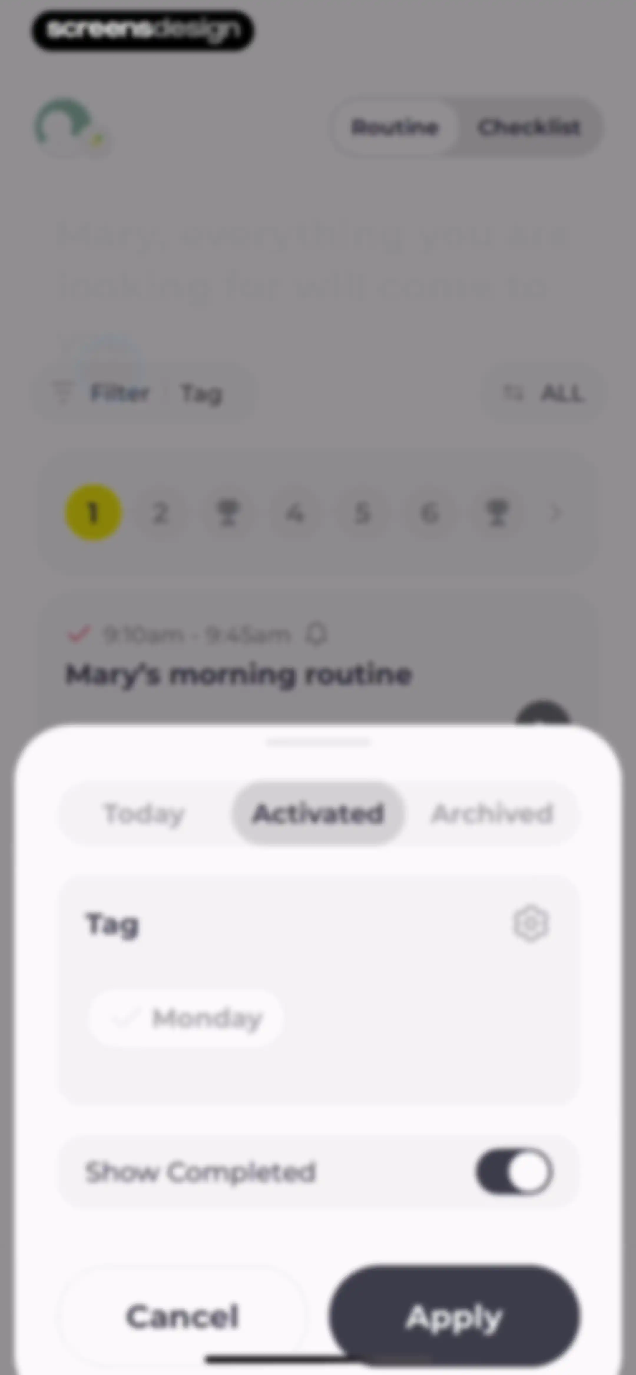 Routine Planner, Habit Tracker screen 79