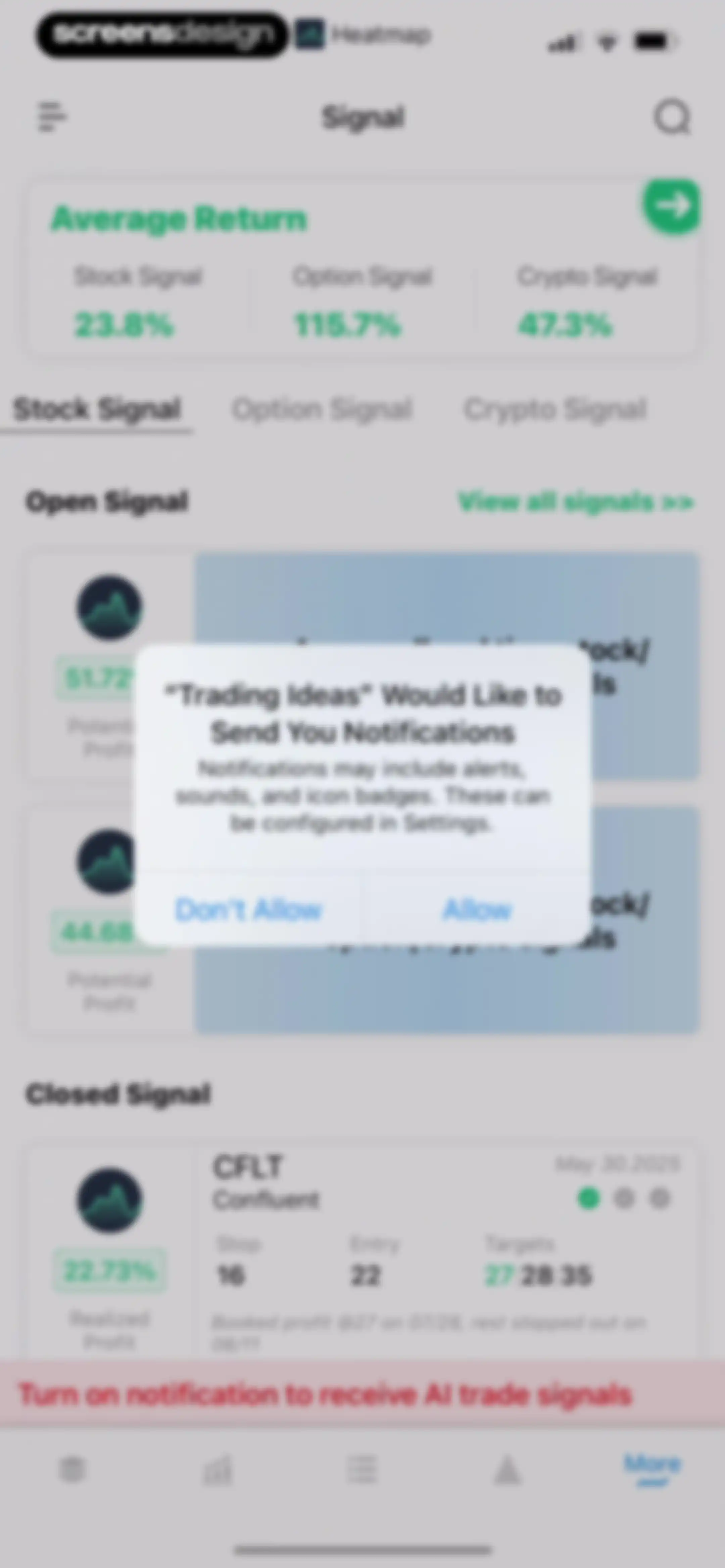 Trading Ideas Driven by AI screen 5
