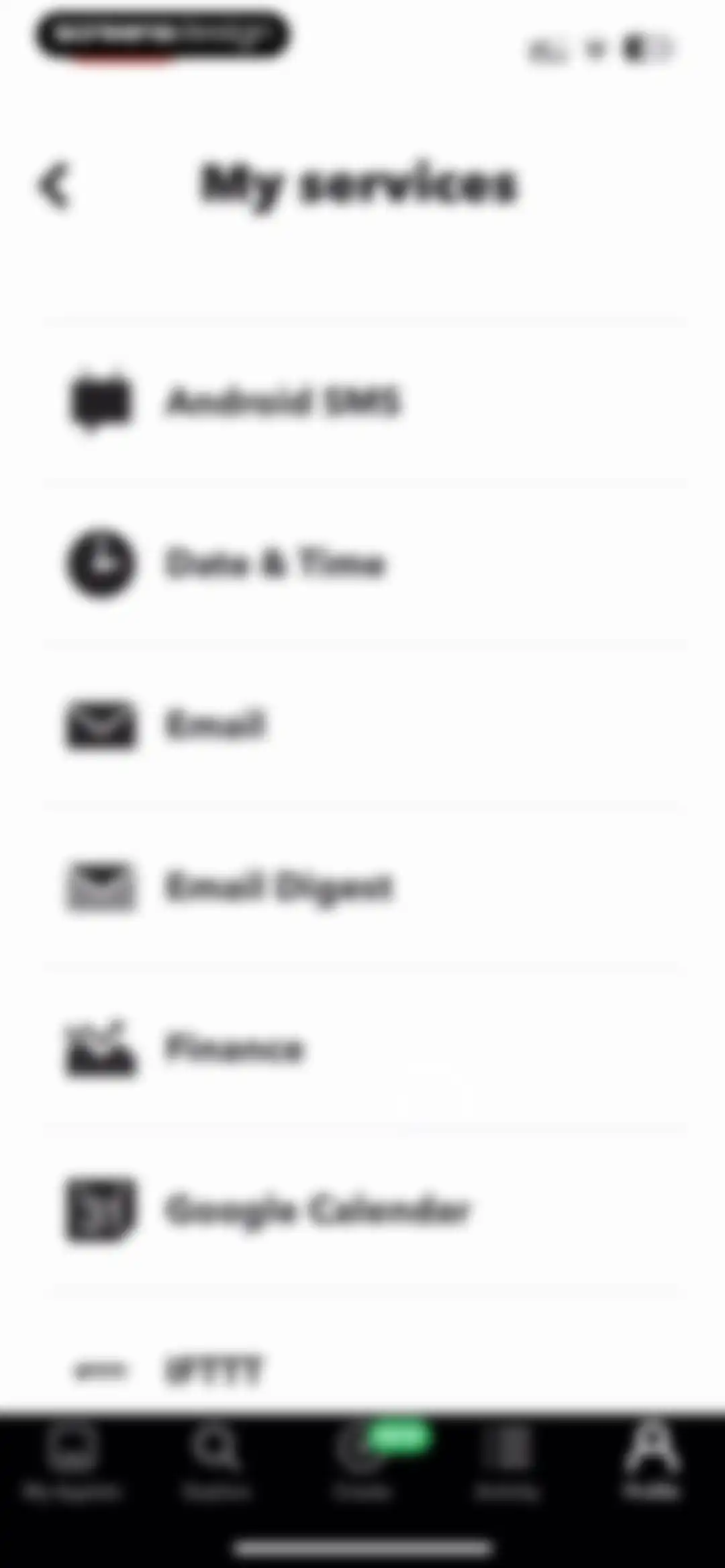 IFTTT - Automate work and home screen 75