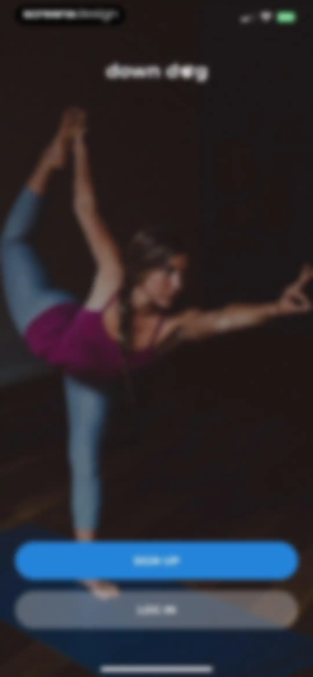 Yoga | Down Dog screen 2