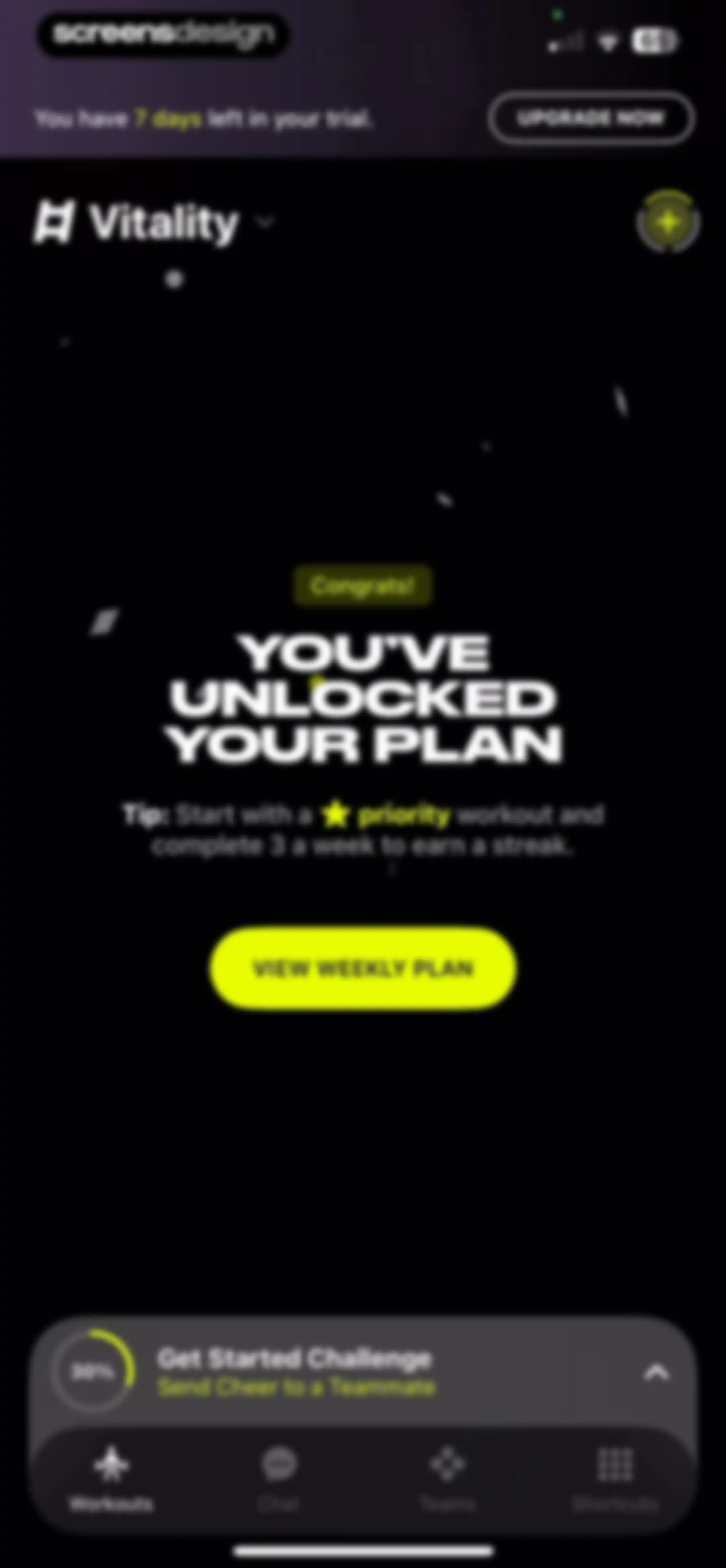 LADDER Strength Training Plans screen 70