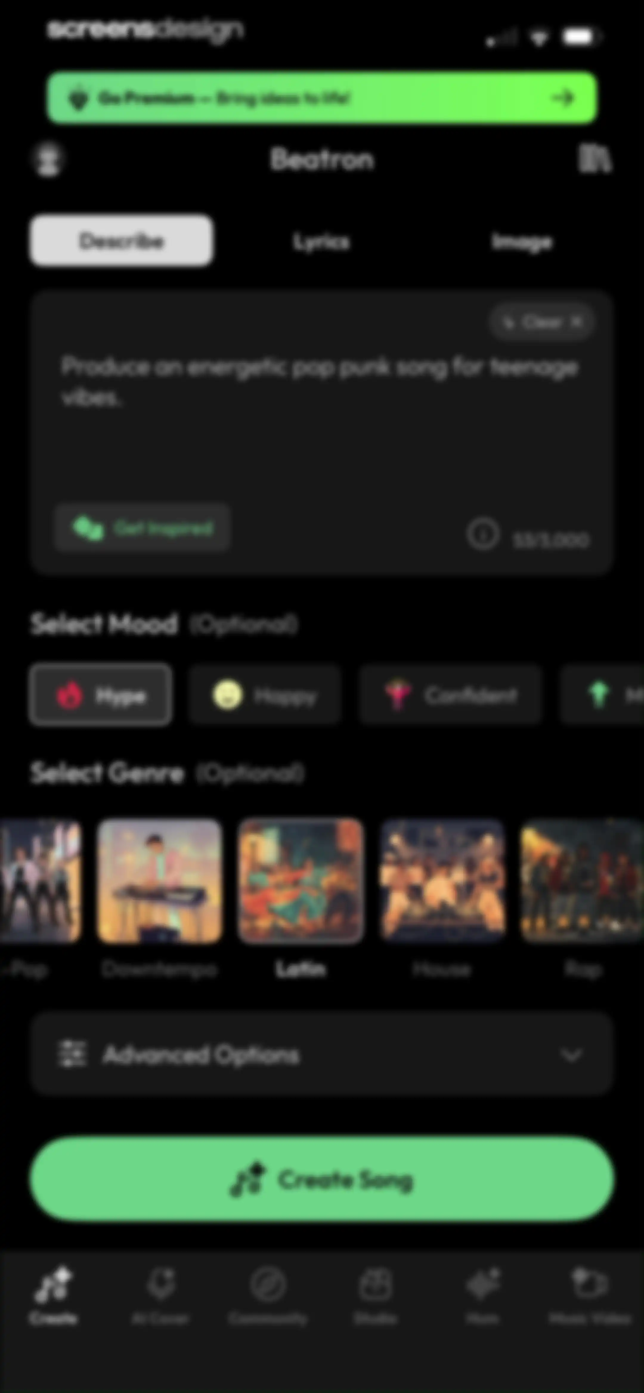 Beatron: AI Song Generator screen 17