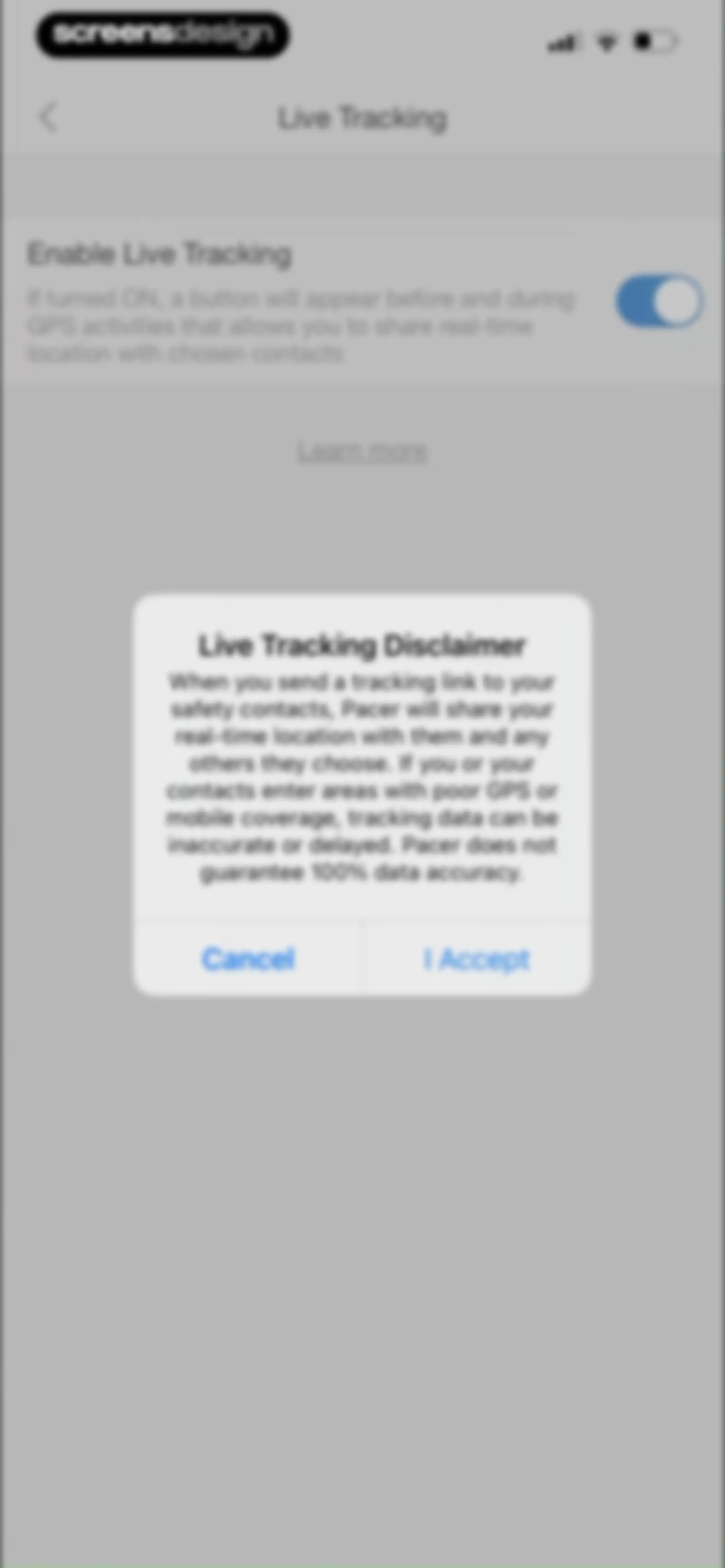 Pacer Pedometer Step Counter screen 216