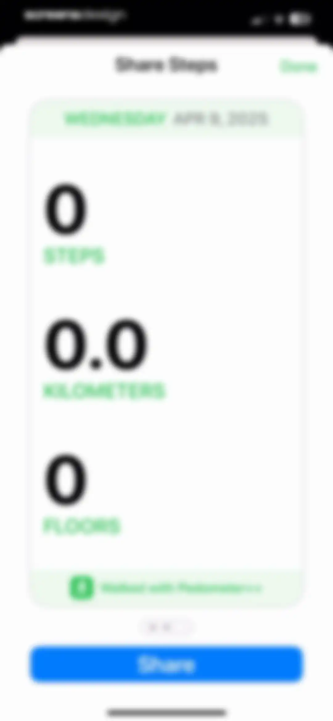 Pedometer++ screen 22
