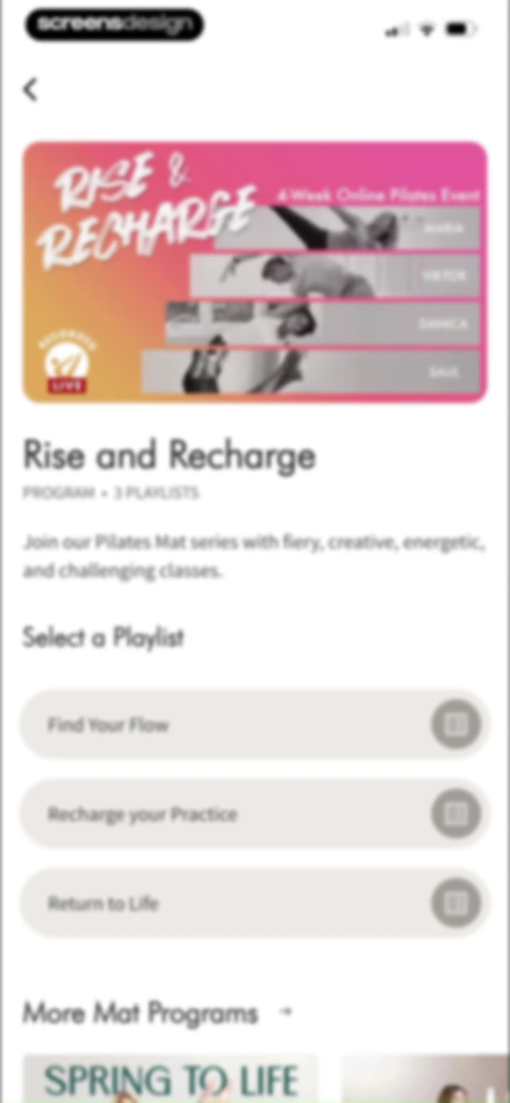 Pilates Anytime | Workouts screen 50