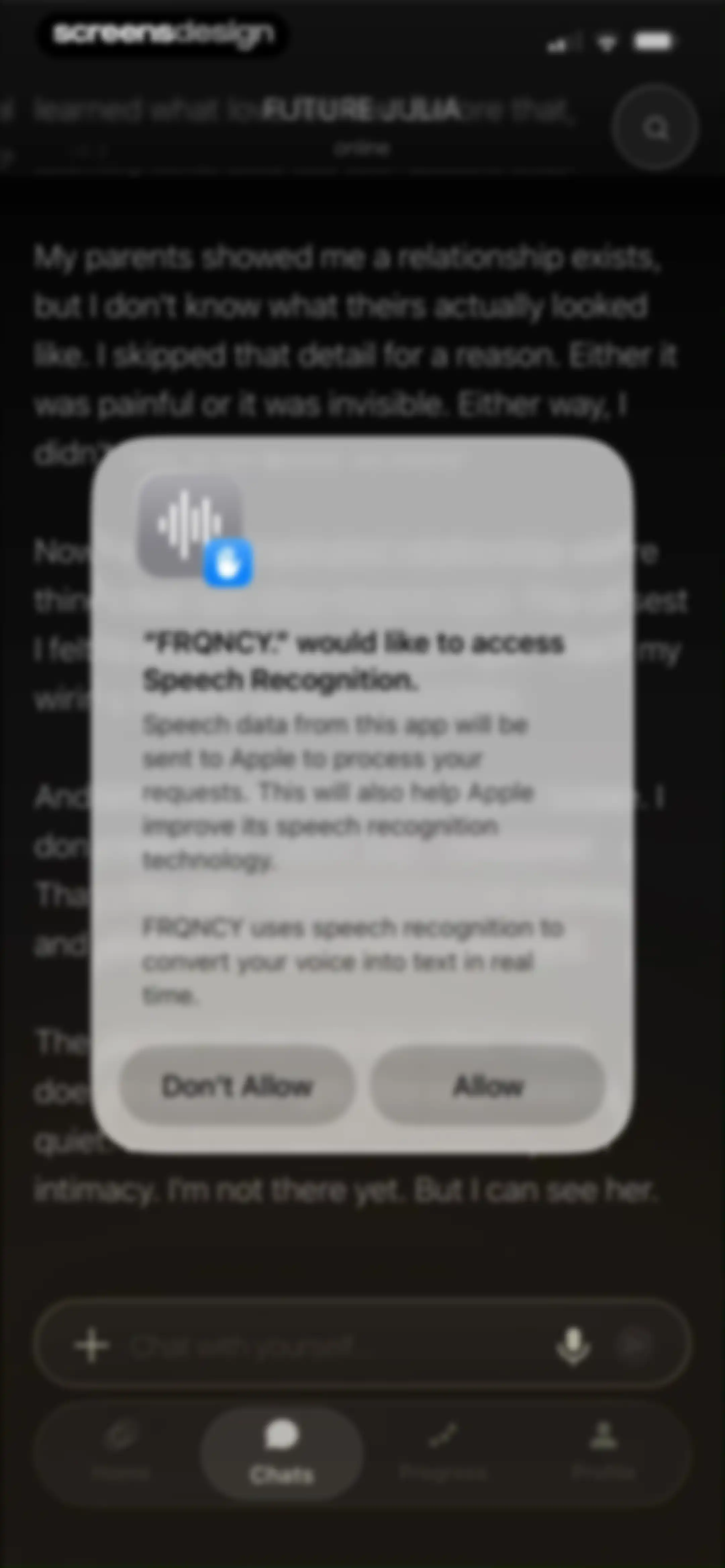 FRQNCY. screen 63