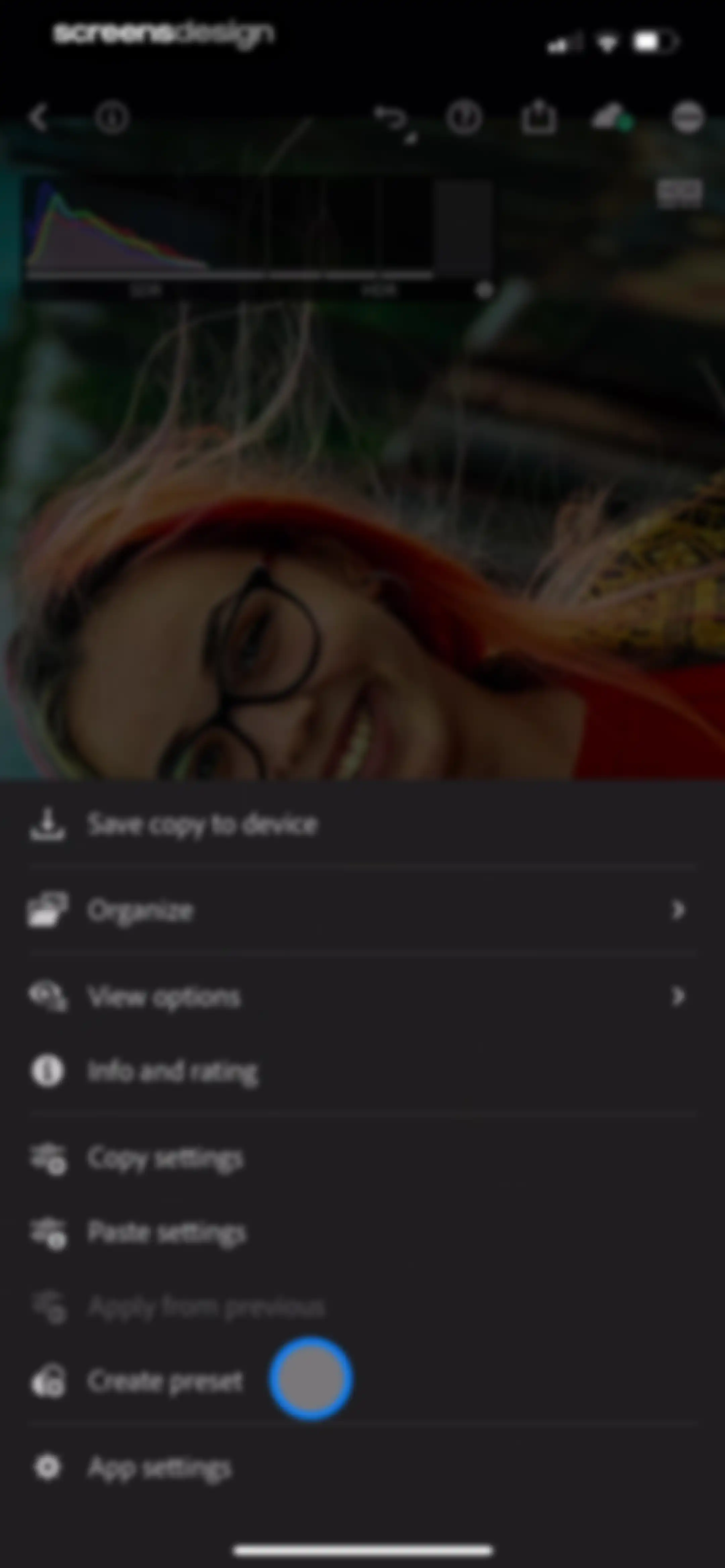 Lightroom: AI Photo Editor screen 135