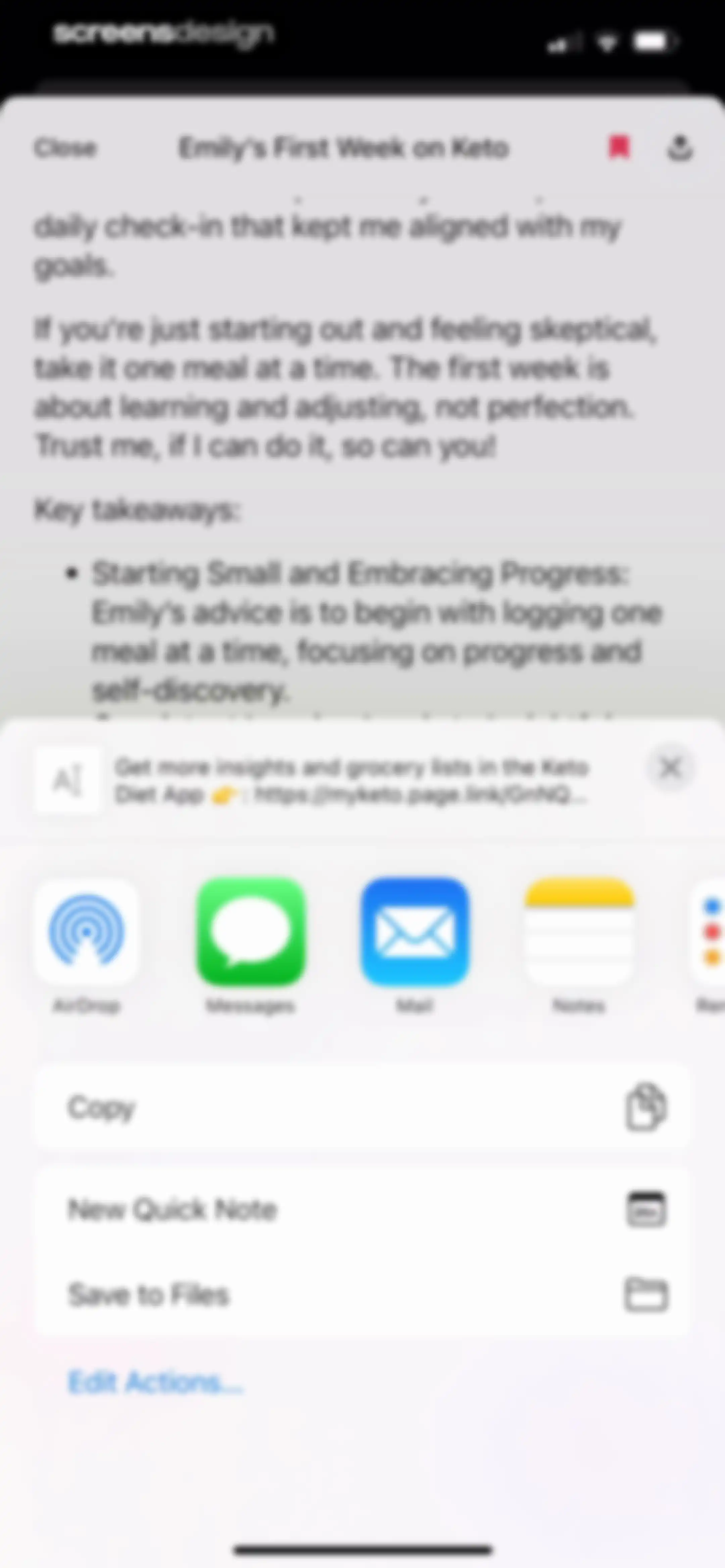 Keto Diet App － Carb Tracker screen 90